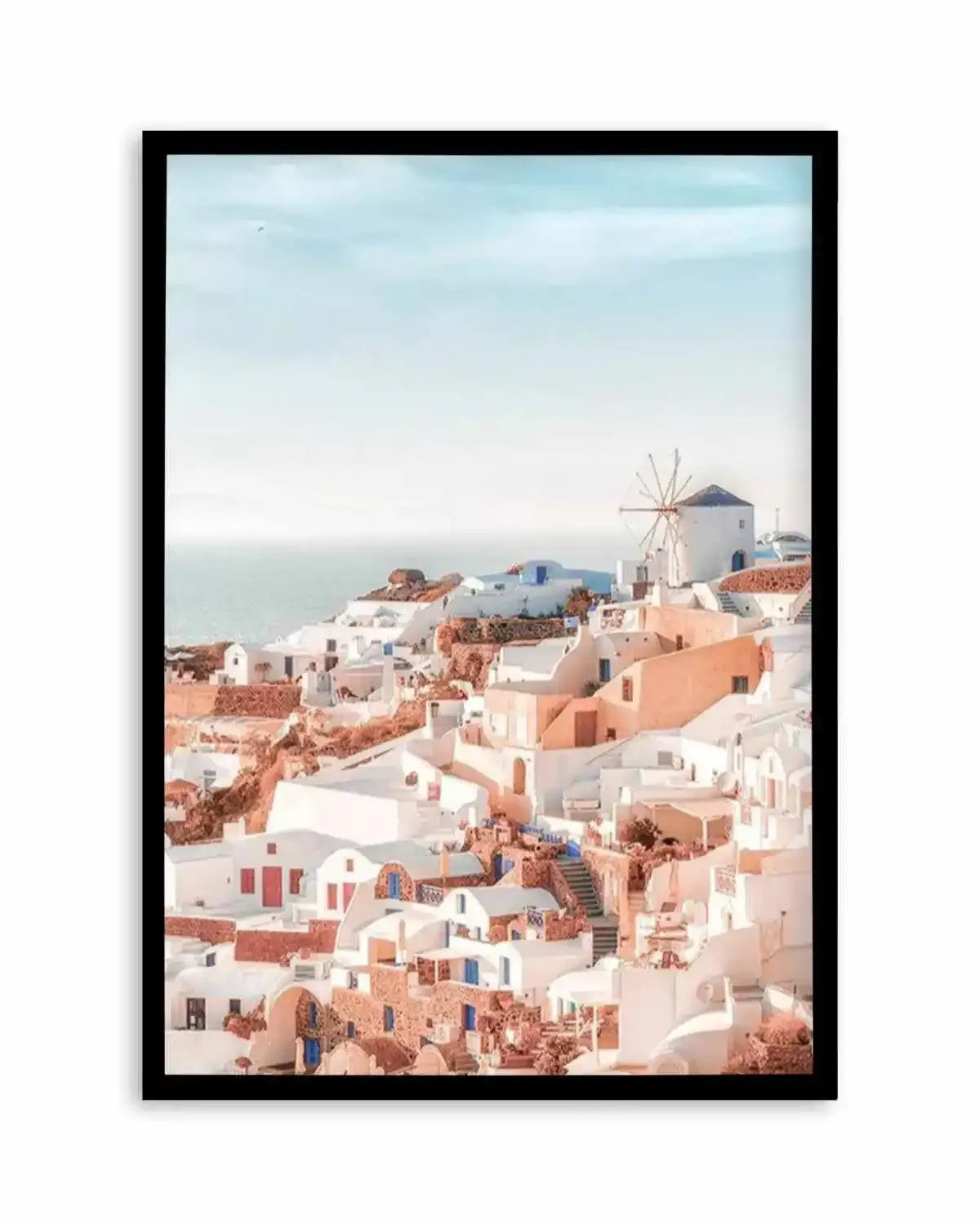 Santorini Sunsets II | PT Art Print from Olive et Oriel where you can shop wallpaper and artworks online