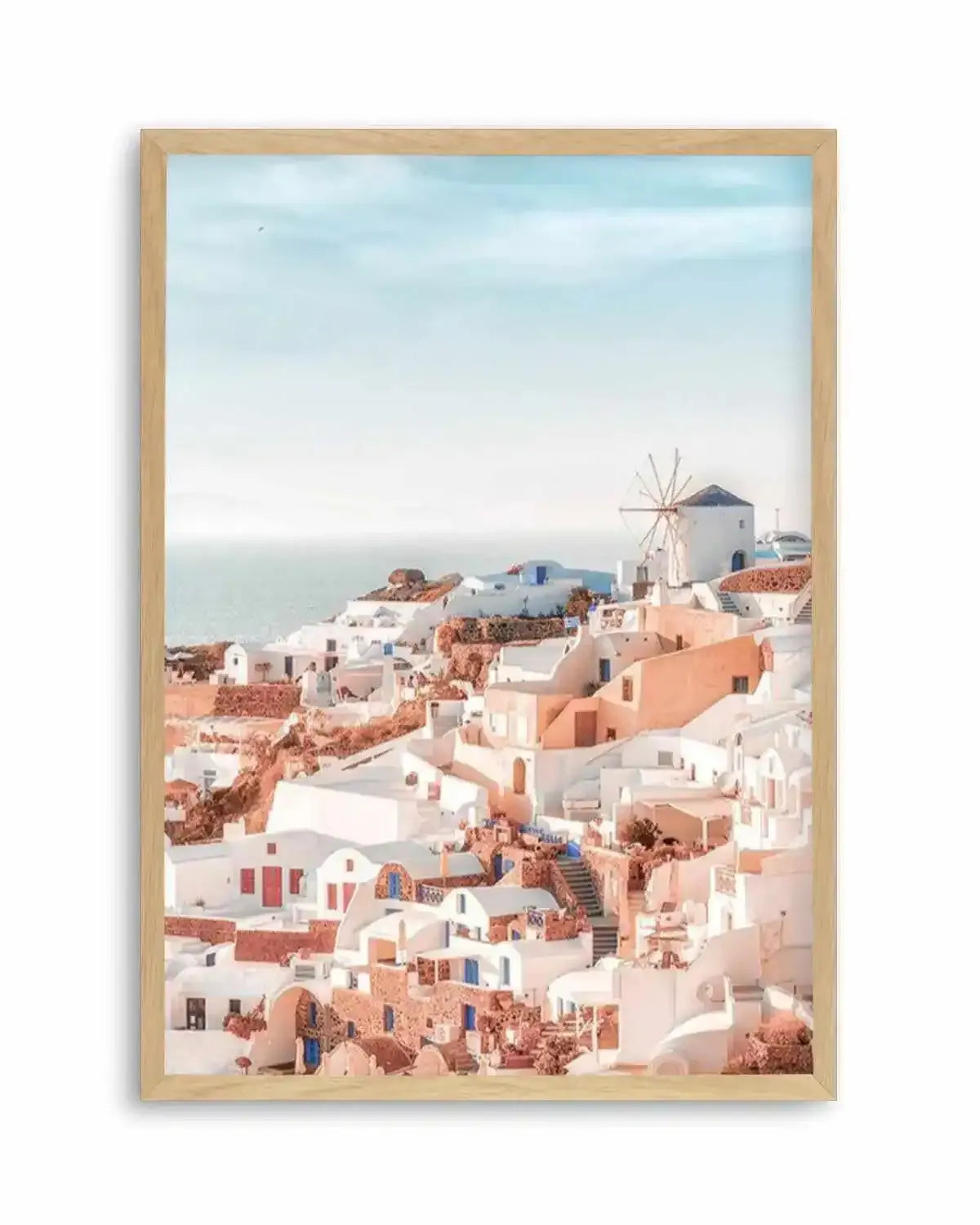 Santorini Sunsets II | PT Art Print from Olive et Oriel where you can shop wallpaper and artworks online