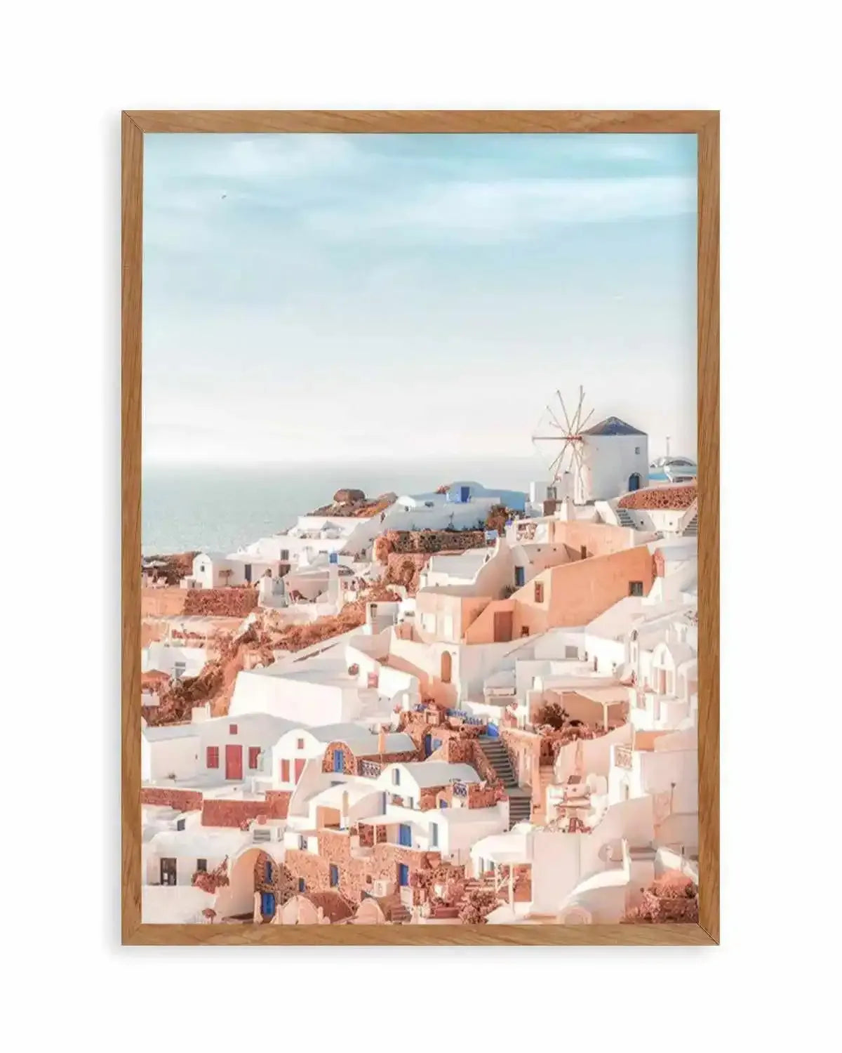 Santorini Sunsets II | PT Art Print from Olive et Oriel where you can shop wallpaper and artworks online