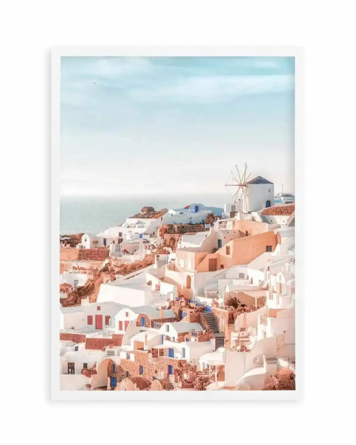 Santorini Sunsets II | PT Art Print from Olive et Oriel where you can shop wallpaper and artworks online