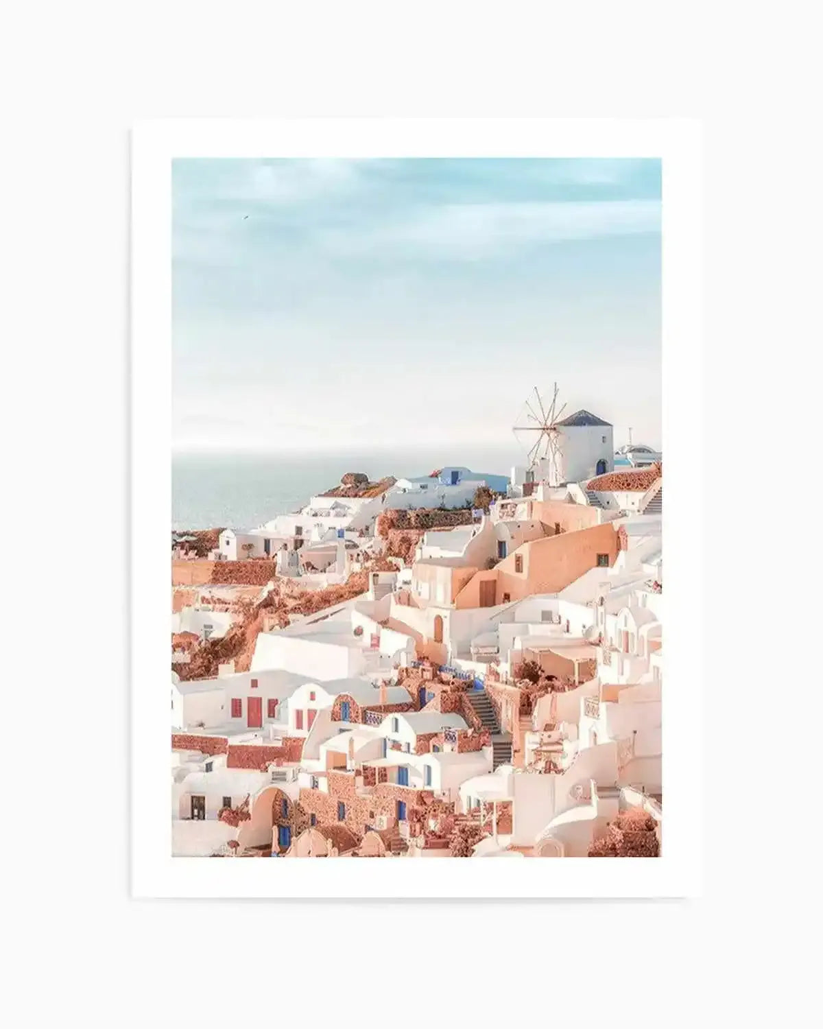 Santorini Sunsets II | PT Art Print from Olive et Oriel where you can shop wallpaper and artworks online