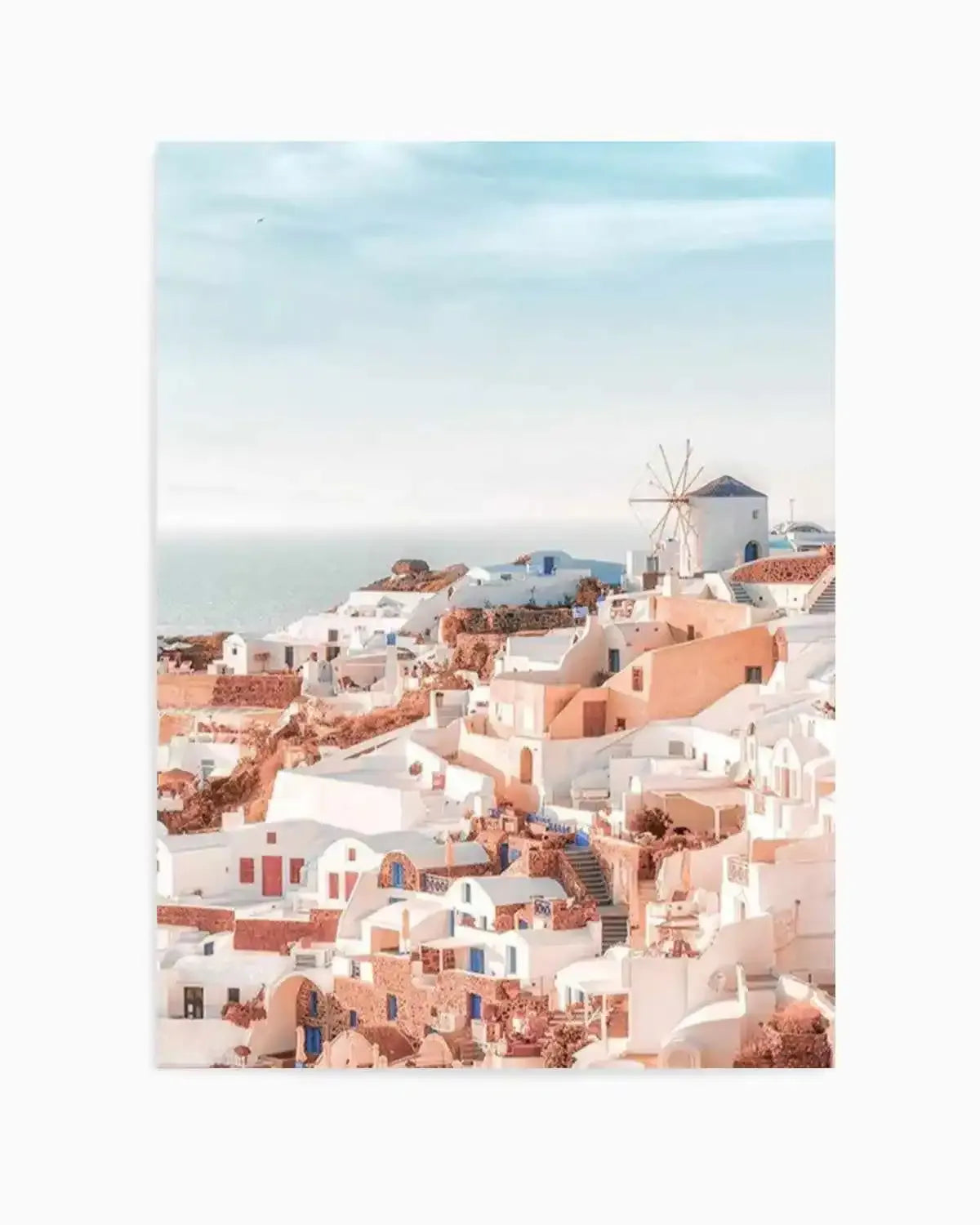 Santorini Sunsets II | PT Art Print from Olive et Oriel where you can shop wallpaper and artworks online