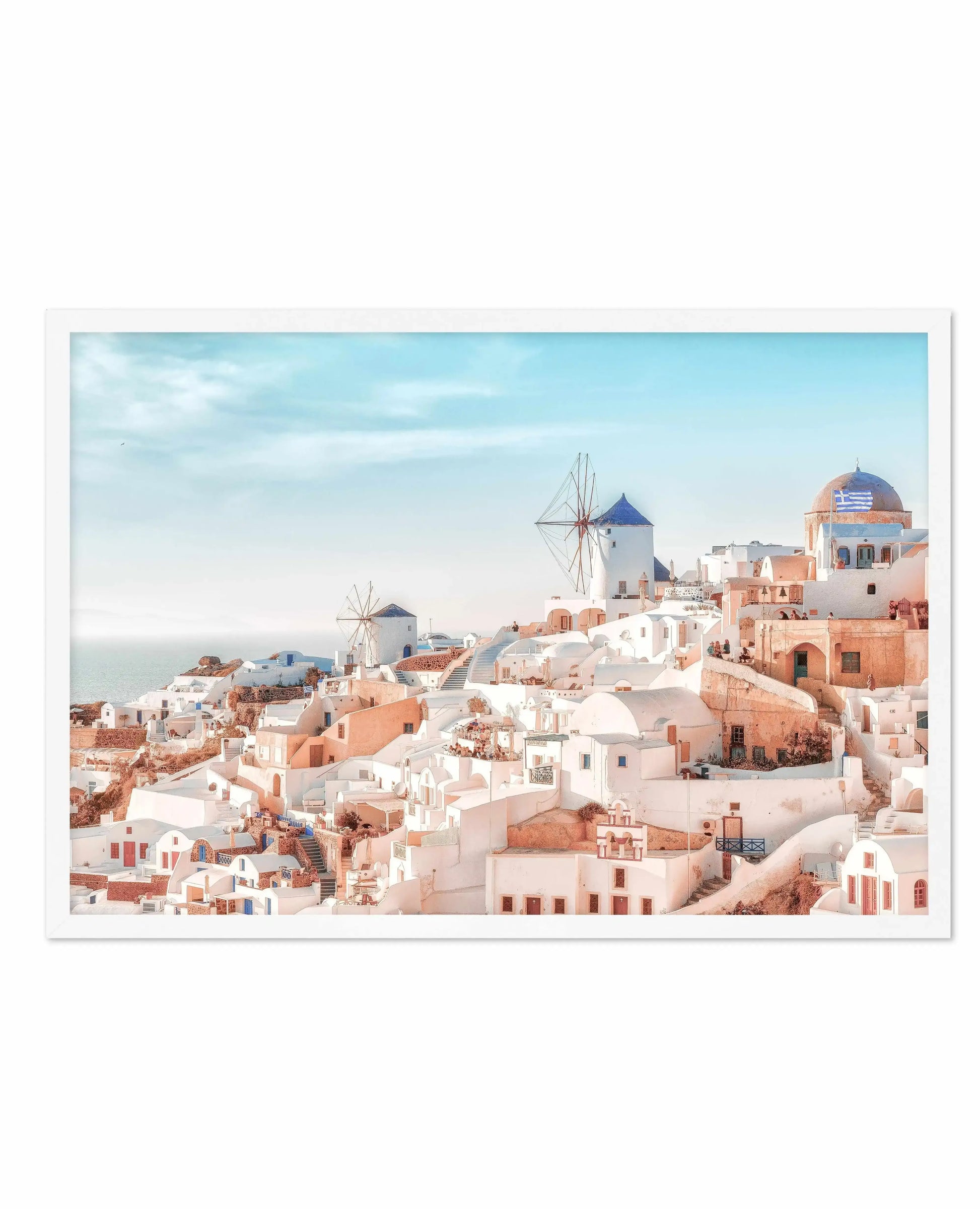 Santorini Sunsets | LS Art Print-Shop Greece Wall Art Prints Online with Olive et Oriel - Our collection of Greek Islands art prints offer unique wall art including blue domes of Santorini in Oia, mediterranean sea prints and incredible posters from Milos and other Greece landscape photography - this collection will add mediterranean blue to your home, perfect for updating the walls in coastal, beach house style. There is Greece art on canvas and extra large wall art with fast, free shipping acr