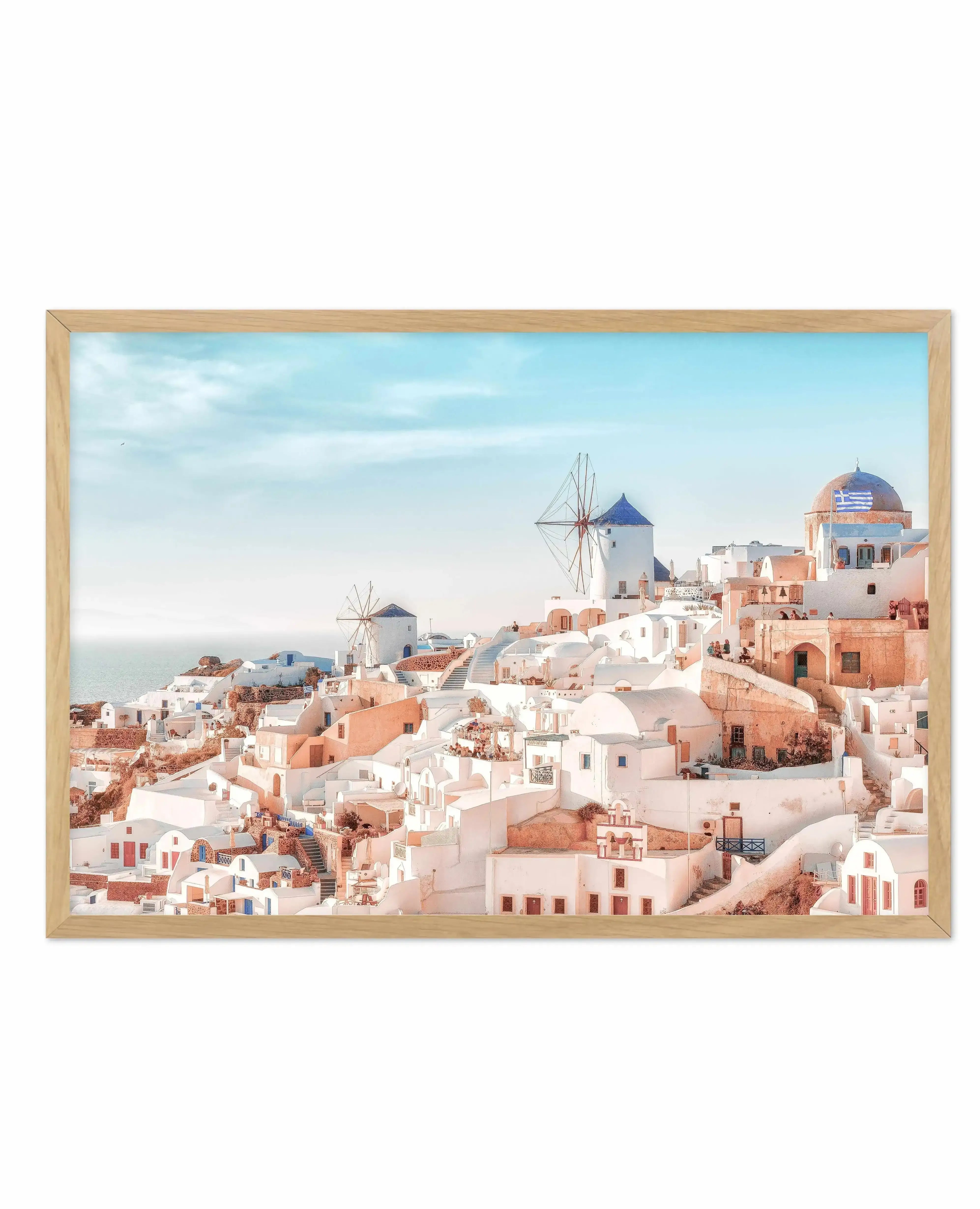 Santorini Sunsets | LS Art Print-Shop Greece Wall Art Prints Online with Olive et Oriel - Our collection of Greek Islands art prints offer unique wall art including blue domes of Santorini in Oia, mediterranean sea prints and incredible posters from Milos and other Greece landscape photography - this collection will add mediterranean blue to your home, perfect for updating the walls in coastal, beach house style. There is Greece art on canvas and extra large wall art with fast, free shipping acr
