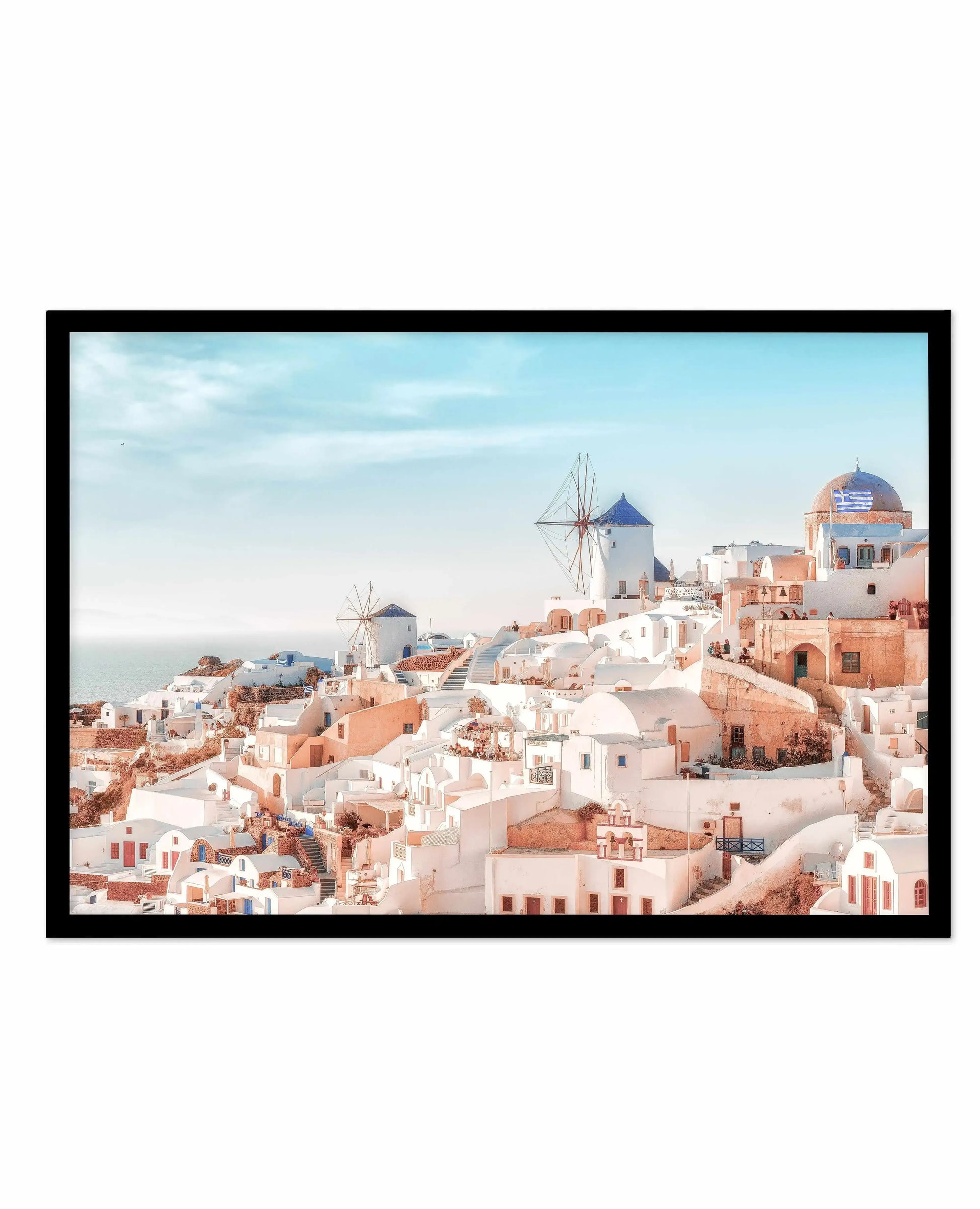 Santorini Sunsets | LS Art Print-Shop Greece Wall Art Prints Online with Olive et Oriel - Our collection of Greek Islands art prints offer unique wall art including blue domes of Santorini in Oia, mediterranean sea prints and incredible posters from Milos and other Greece landscape photography - this collection will add mediterranean blue to your home, perfect for updating the walls in coastal, beach house style. There is Greece art on canvas and extra large wall art with fast, free shipping acr