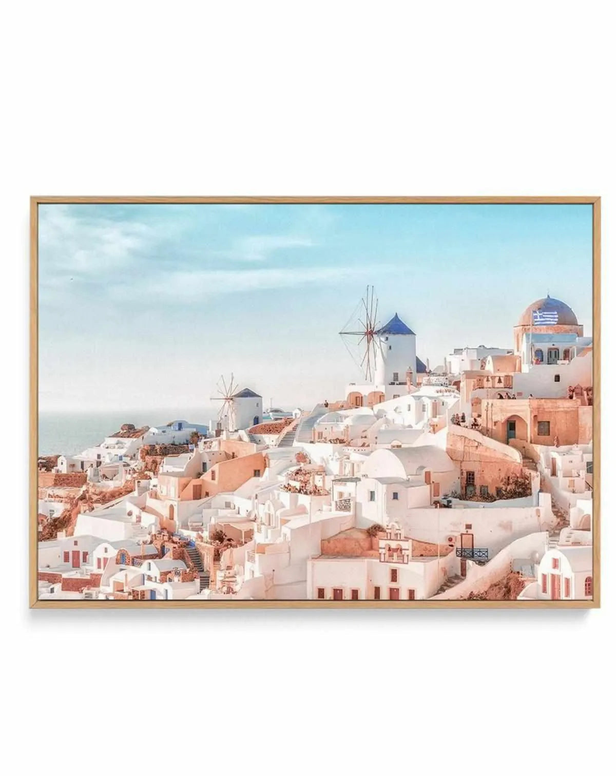 Santorini Sunsets | LS | Framed Canvas from Olive et Oriel where you can shop wallpaper and artworks online