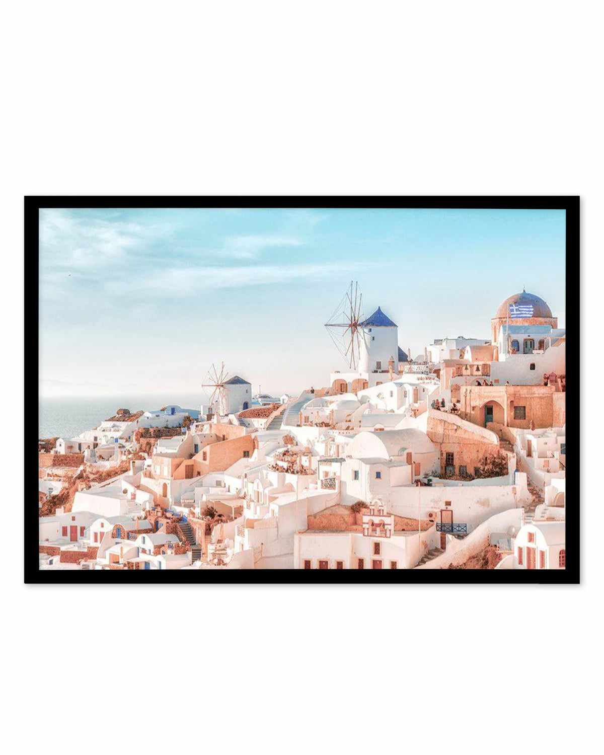 Santorini Sunsets | LS Art Print