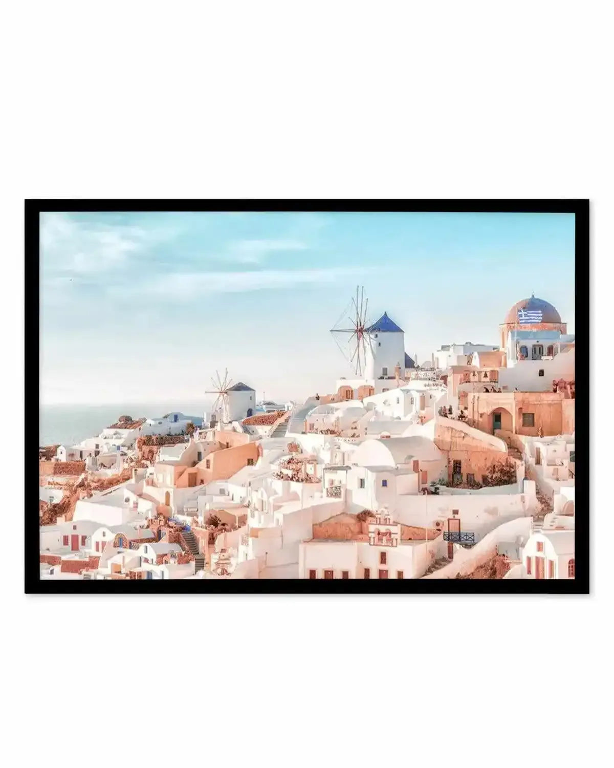 Santorini Sunsets | LS Art Print from Olive et Oriel where you can shop wallpaper and artworks online