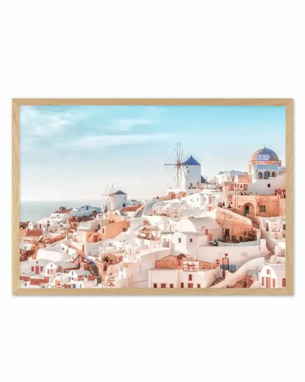 Santorini Sunsets | LS Art Print from Olive et Oriel where you can shop wallpaper and artworks online