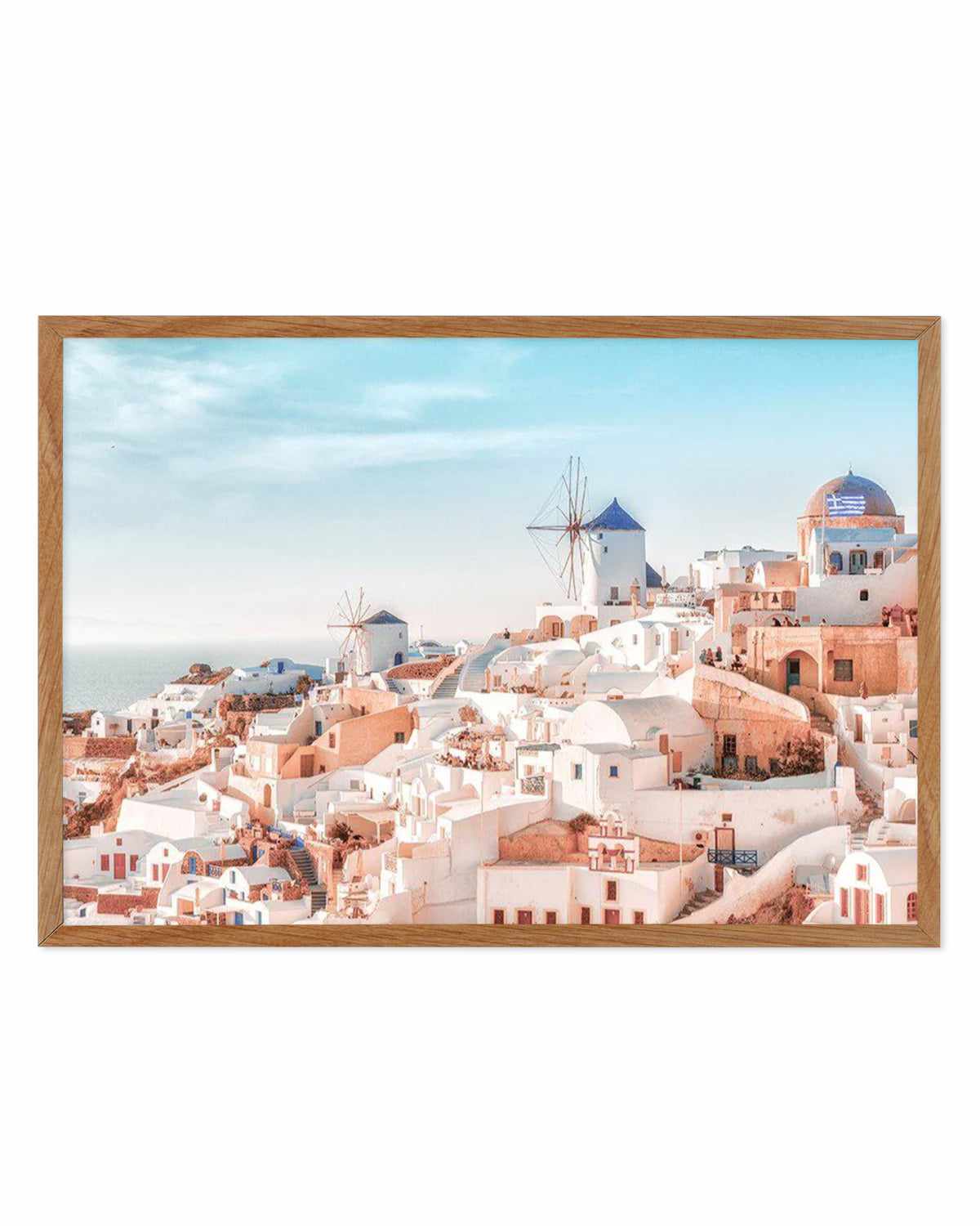 Santorini Sunsets | LS Art Print