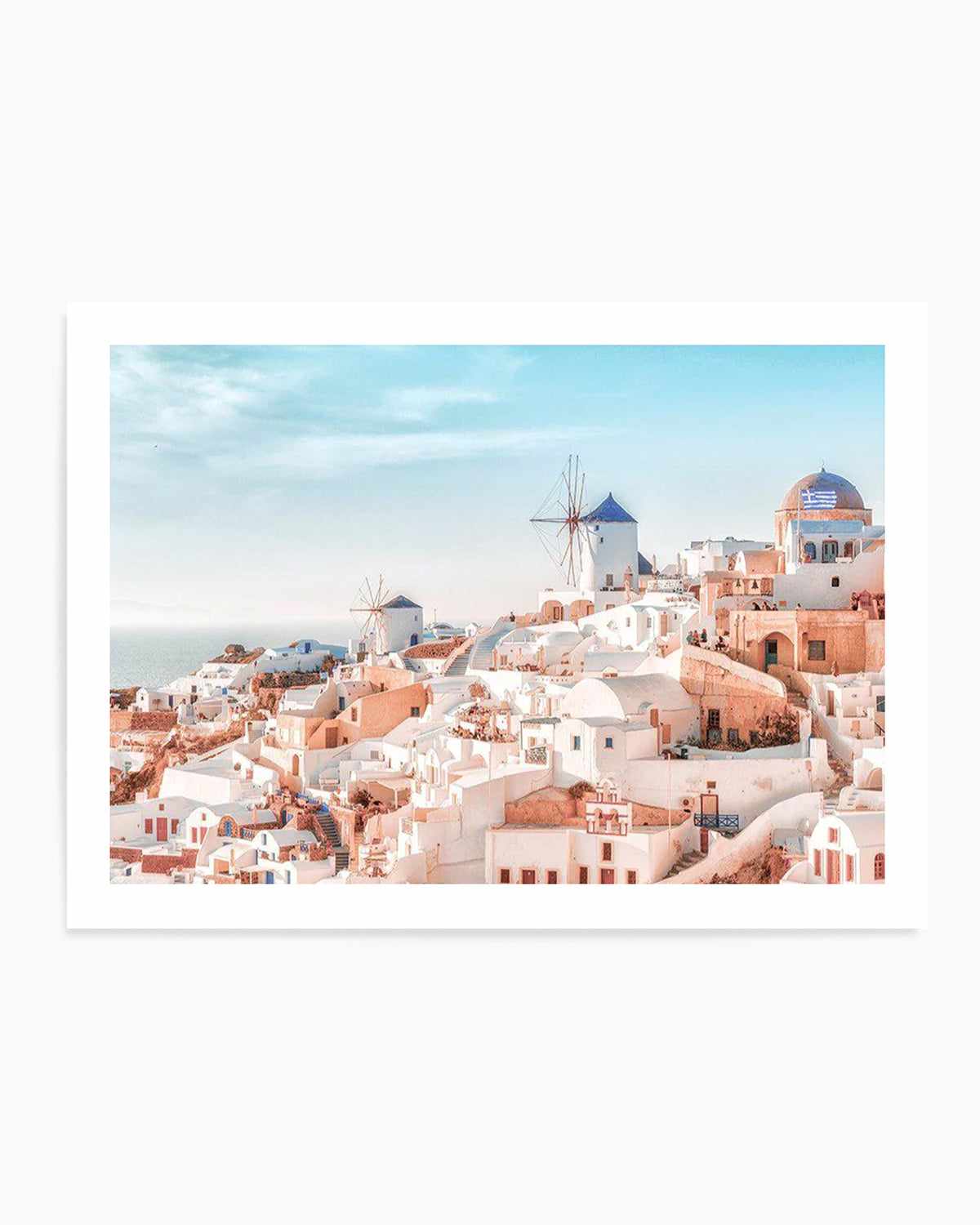 Santorini Sunsets | LS Art Print