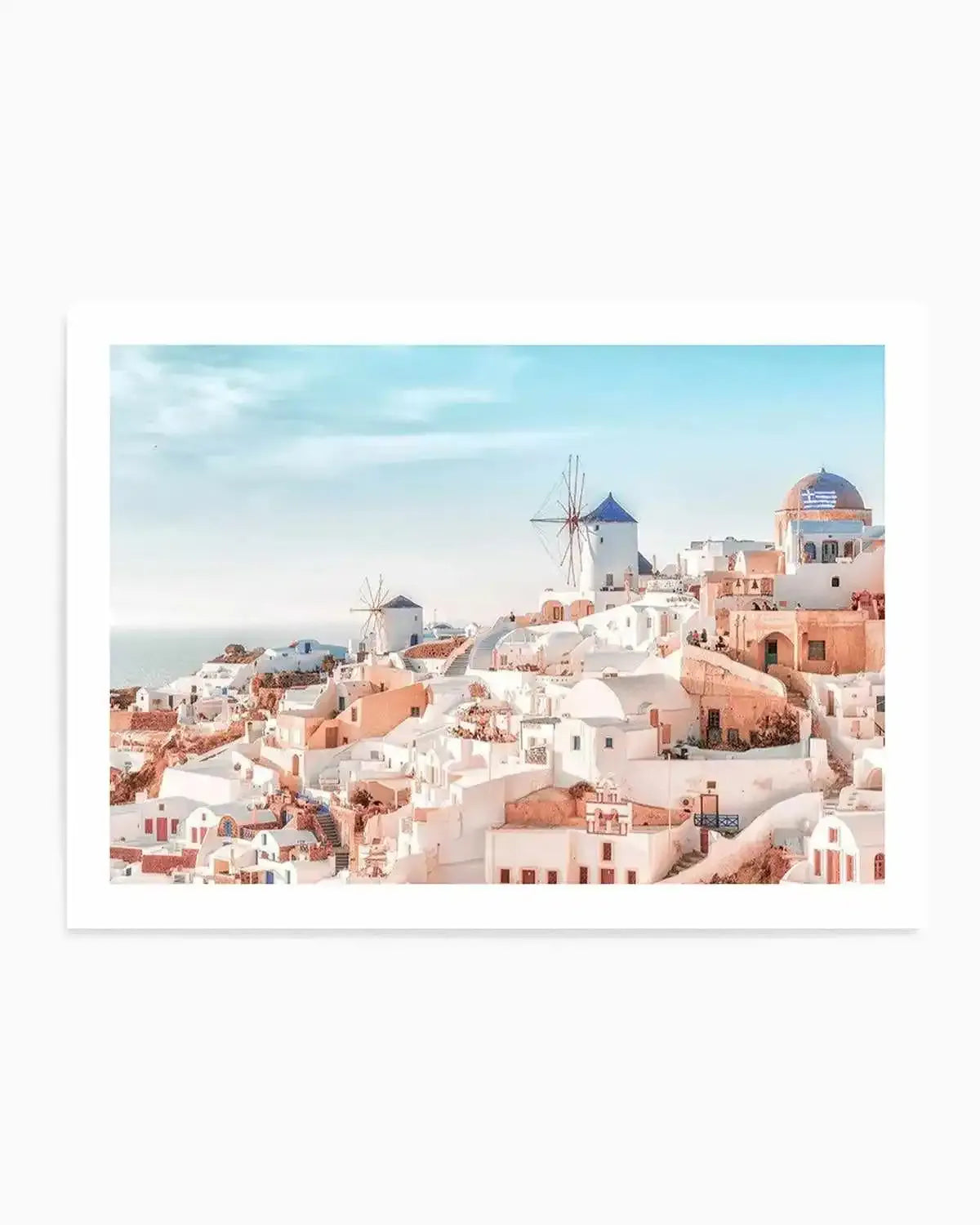 Santorini Sunsets | LS Art Print from Olive et Oriel where you can shop wallpaper and artworks online