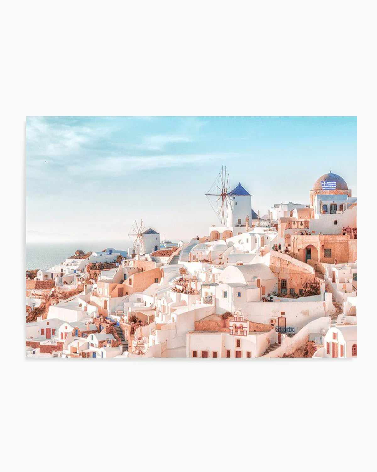 Santorini Sunsets | LS Art Print