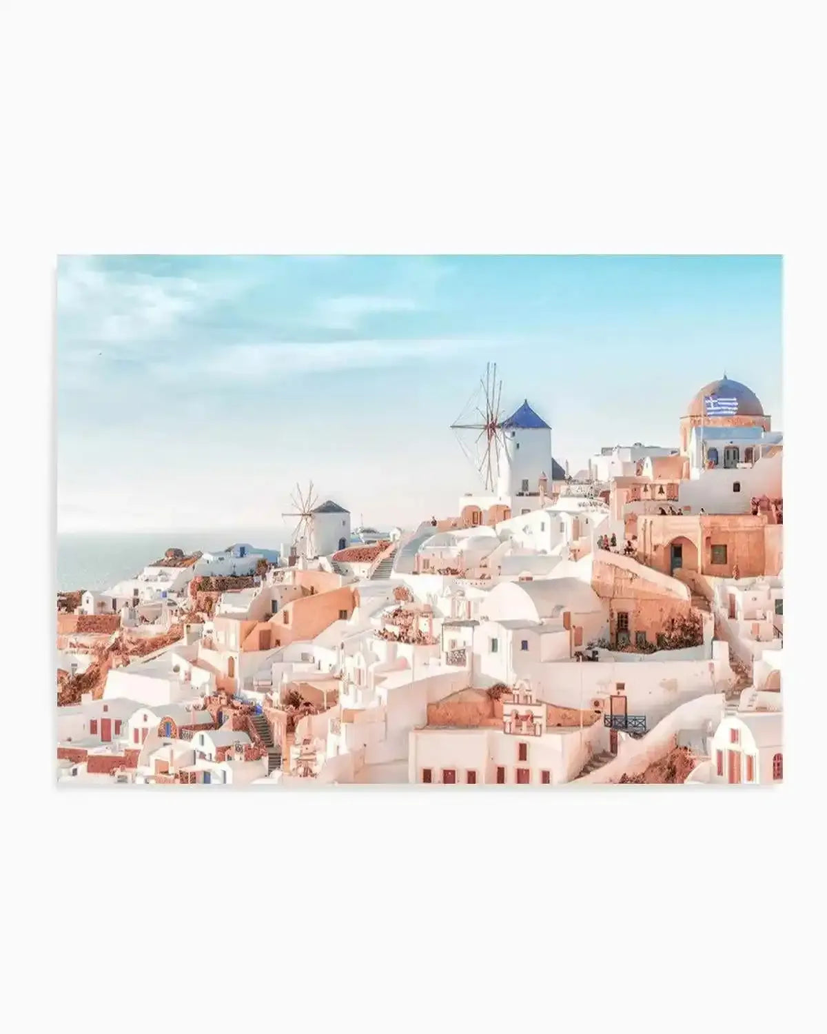 Santorini Sunsets | LS Art Print from Olive et Oriel where you can shop wallpaper and artworks online