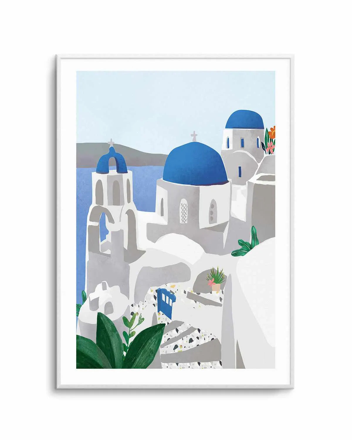 Santorini, Greece by Petra Lizde Art Print from Olive et Oriel where you can shop wallpaper and artworks online