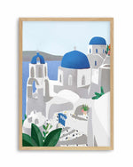 Santorini, Greece by Petra Lizde Art Print