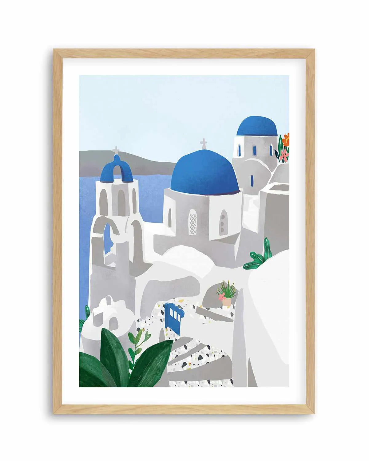 Santorini, Greece by Petra Lizde Art Print from Olive et Oriel where you can shop wallpaper and artworks online