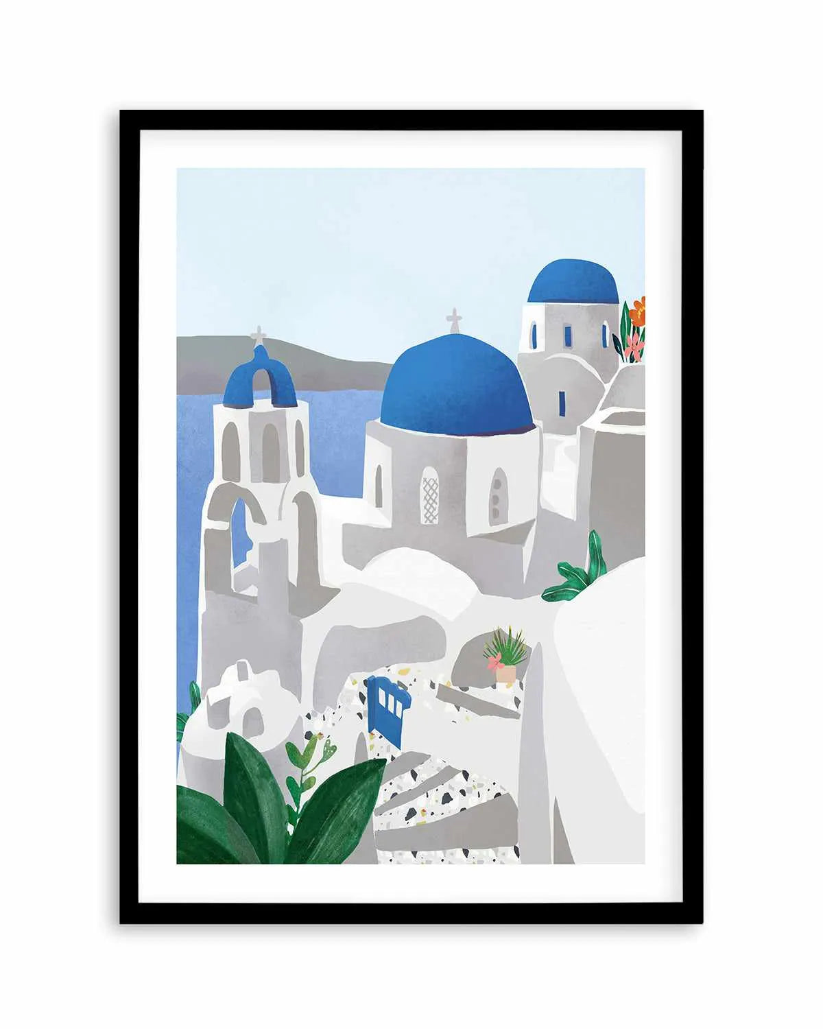 Santorini, Greece by Petra Lizde Art Print from Olive et Oriel where you can shop wallpaper and artworks online