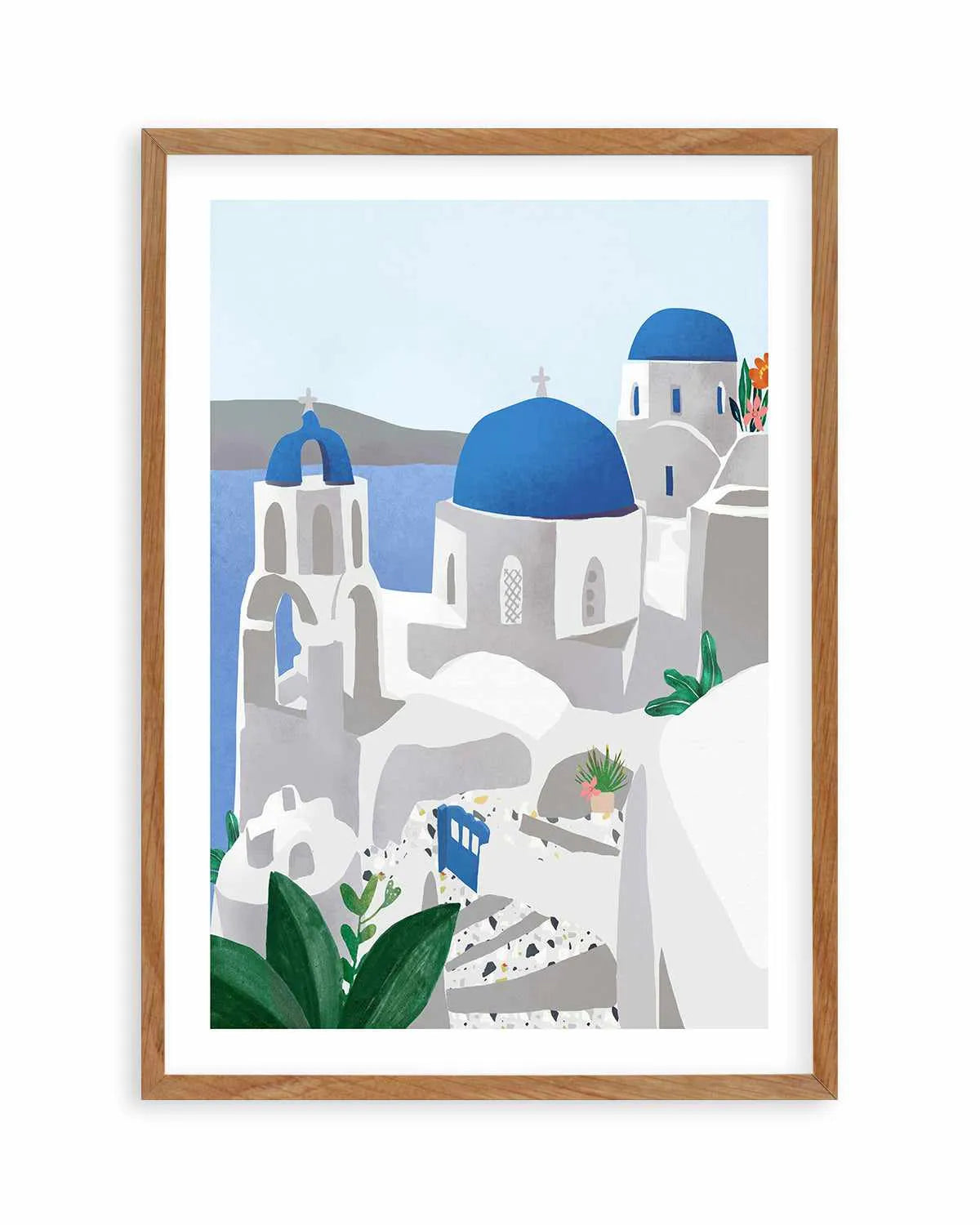 Santorini, Greece by Petra Lizde Art Print from Olive et Oriel where you can shop wallpaper and artworks online