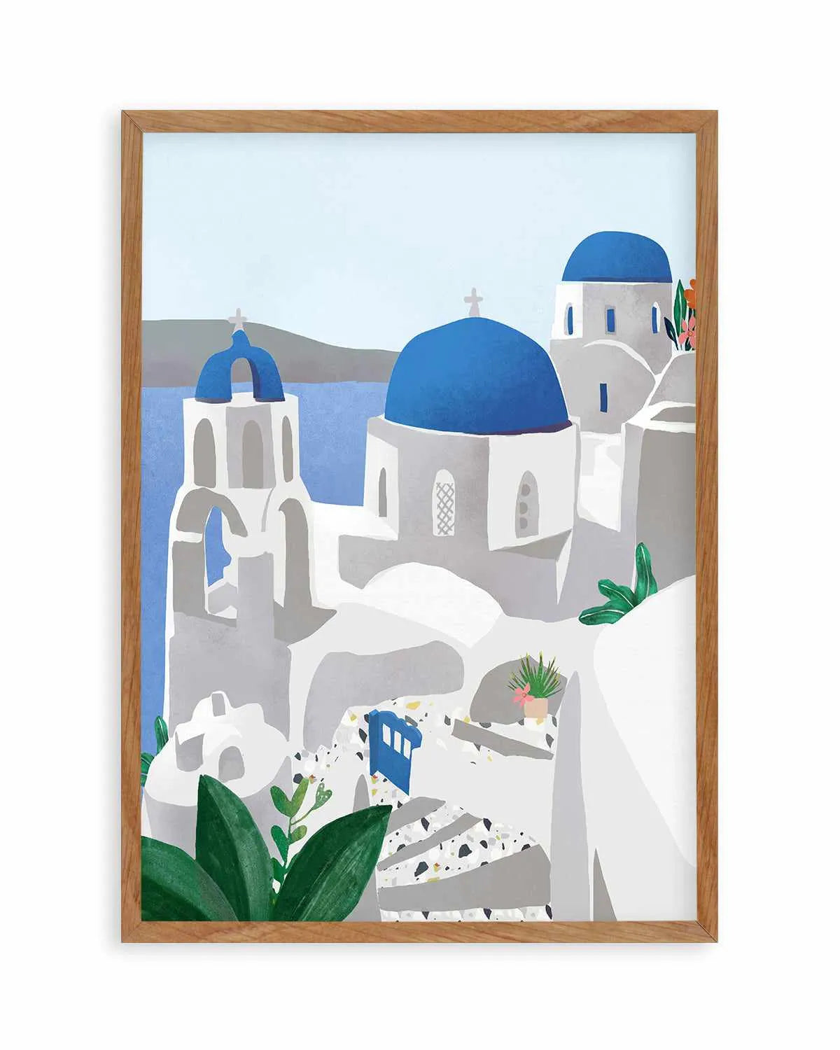 Santorini, Greece by Petra Lizde Art Print from Olive et Oriel where you can shop wallpaper and artworks online