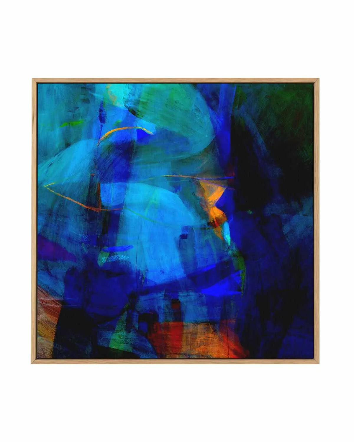 Sapphire by Antonia Tzenova | Framed Canvas Art Print from Olive et Oriel where you can shop wallpaper and artworks online