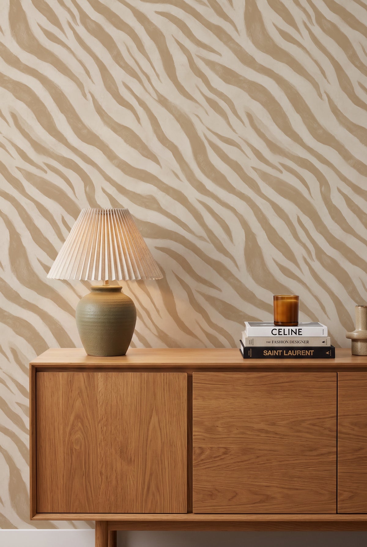 Savannah Organic Stripe Wallpaper