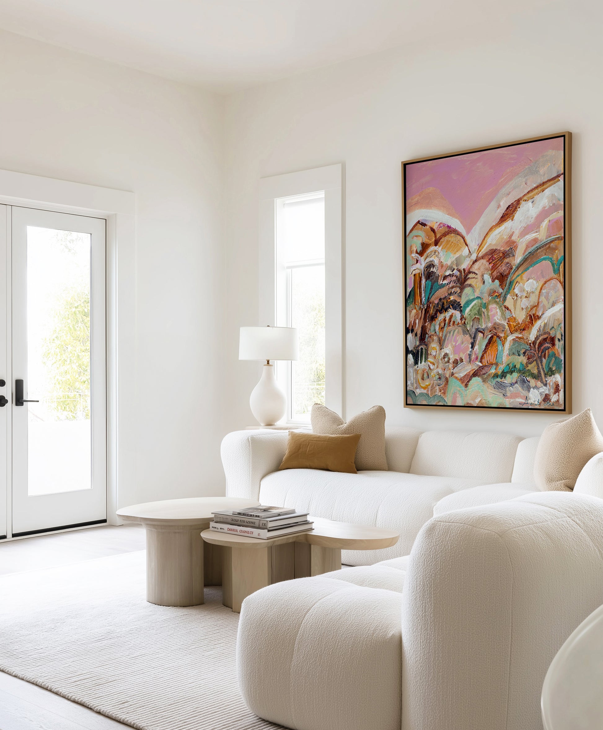 Say No More by Amanda Skye | Framed Canvas Art Print from Olive et Oriel where you can shop wallpaper and artworks online