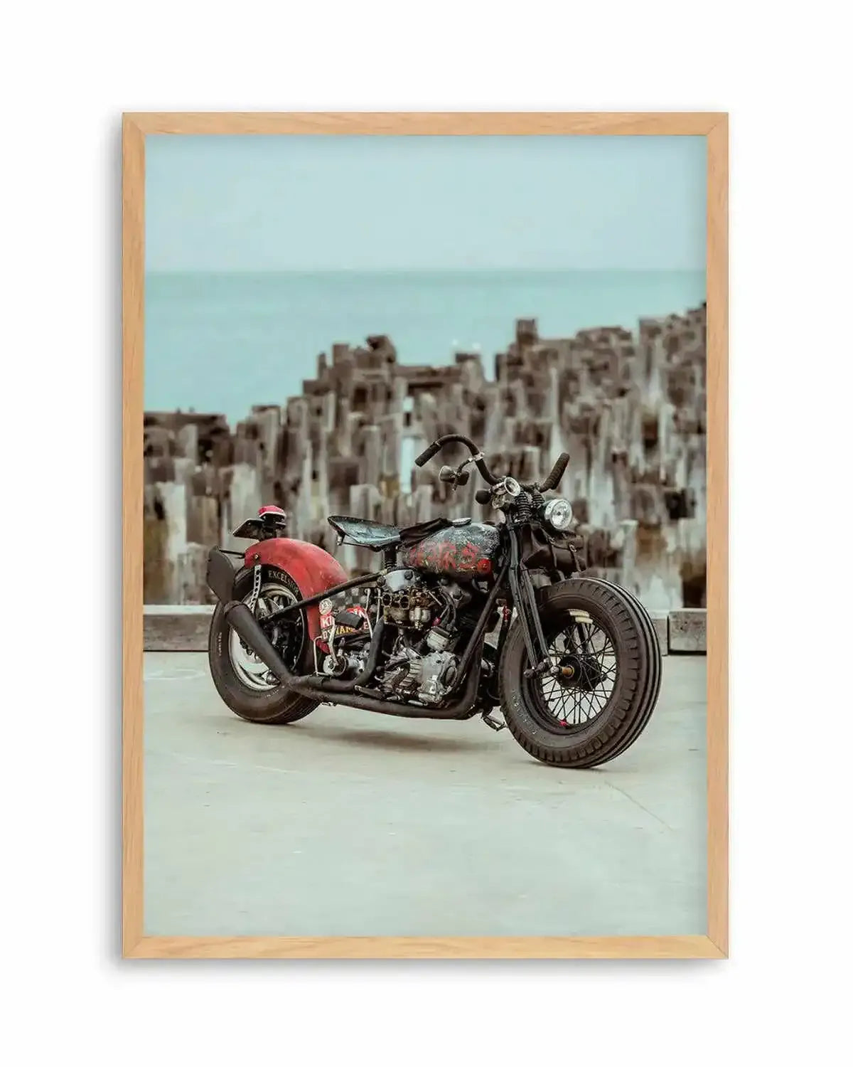 Sayonara Pier By Tim Harris Art Print from Olive et Oriel where you can shop wallpaper and artworks online