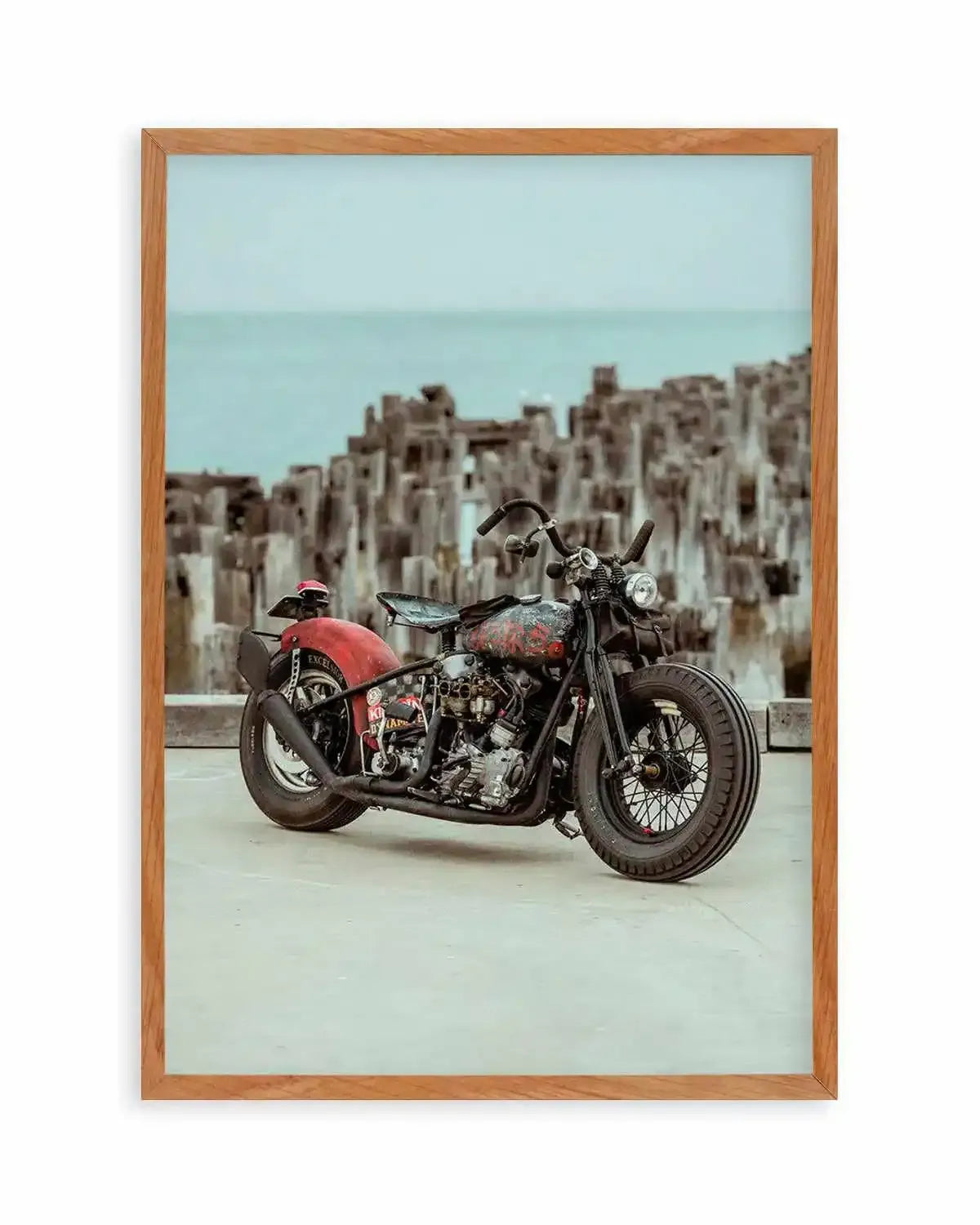 Sayonara Pier By Tim Harris Art Print from Olive et Oriel where you can shop wallpaper and artworks online