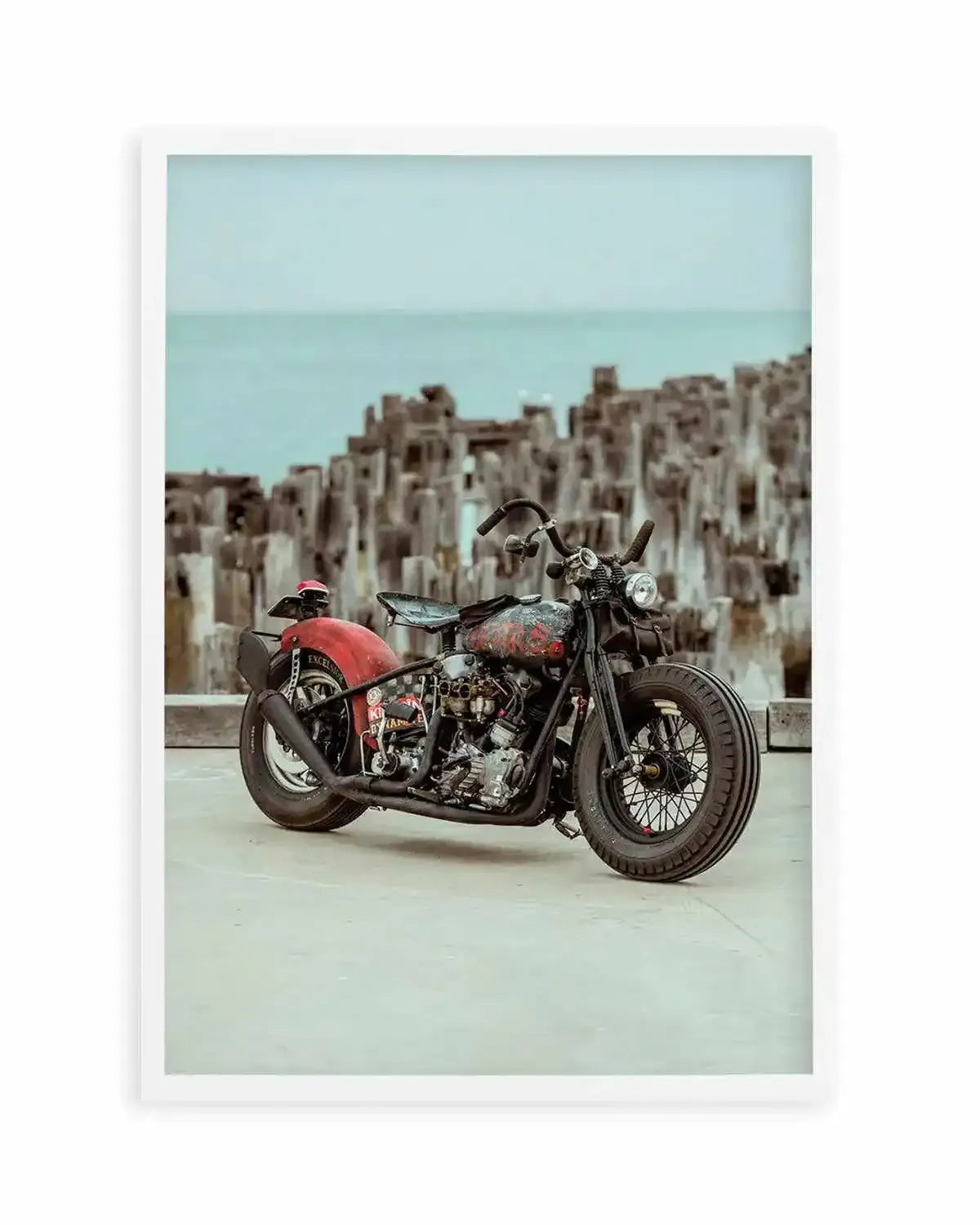 Sayonara Pier By Tim Harris Art Print from Olive et Oriel where you can shop wallpaper and artworks online