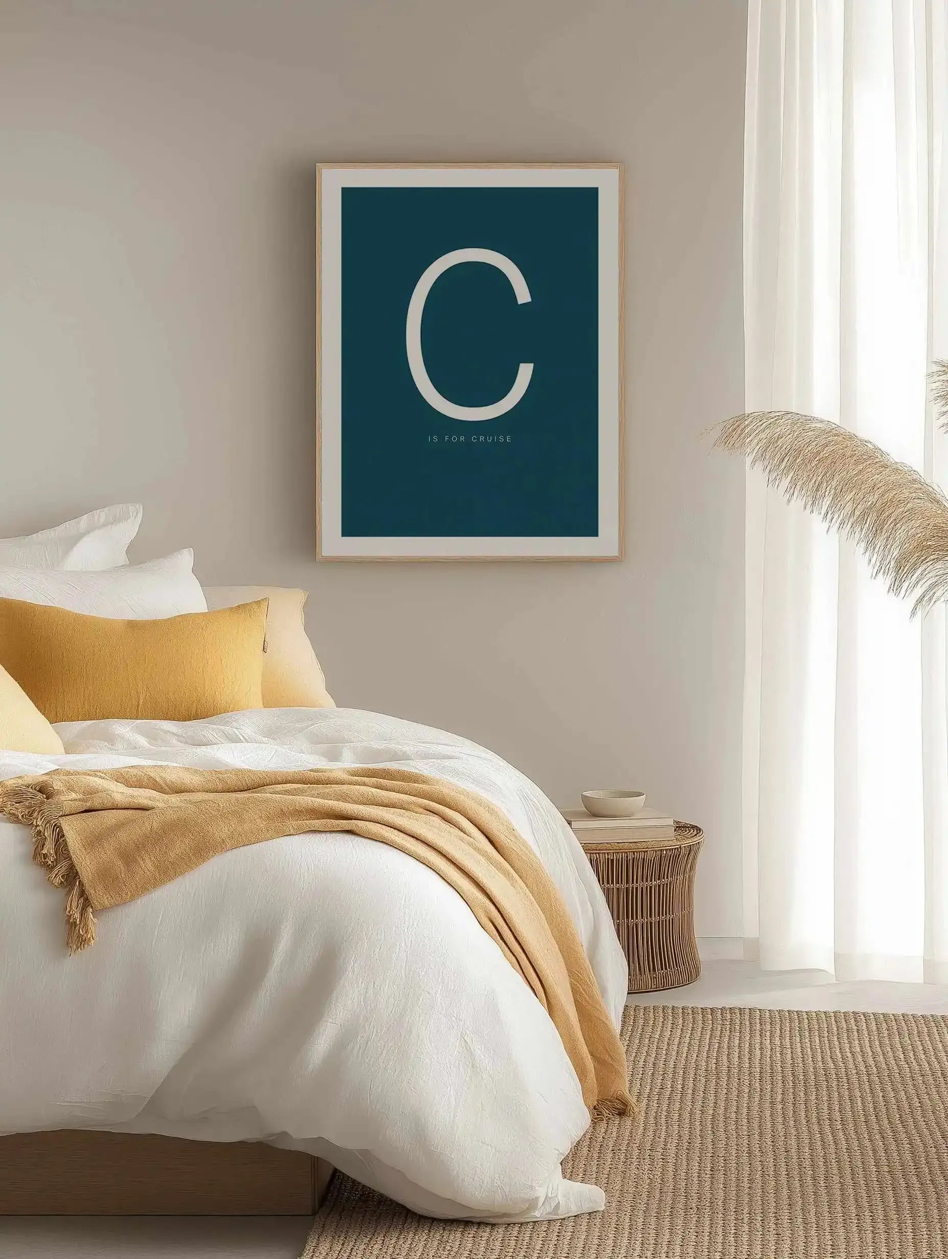 Scandi Custom Name | 3 Colour Options Art Print from Olive et Oriel where you can shop wallpaper and artworks online