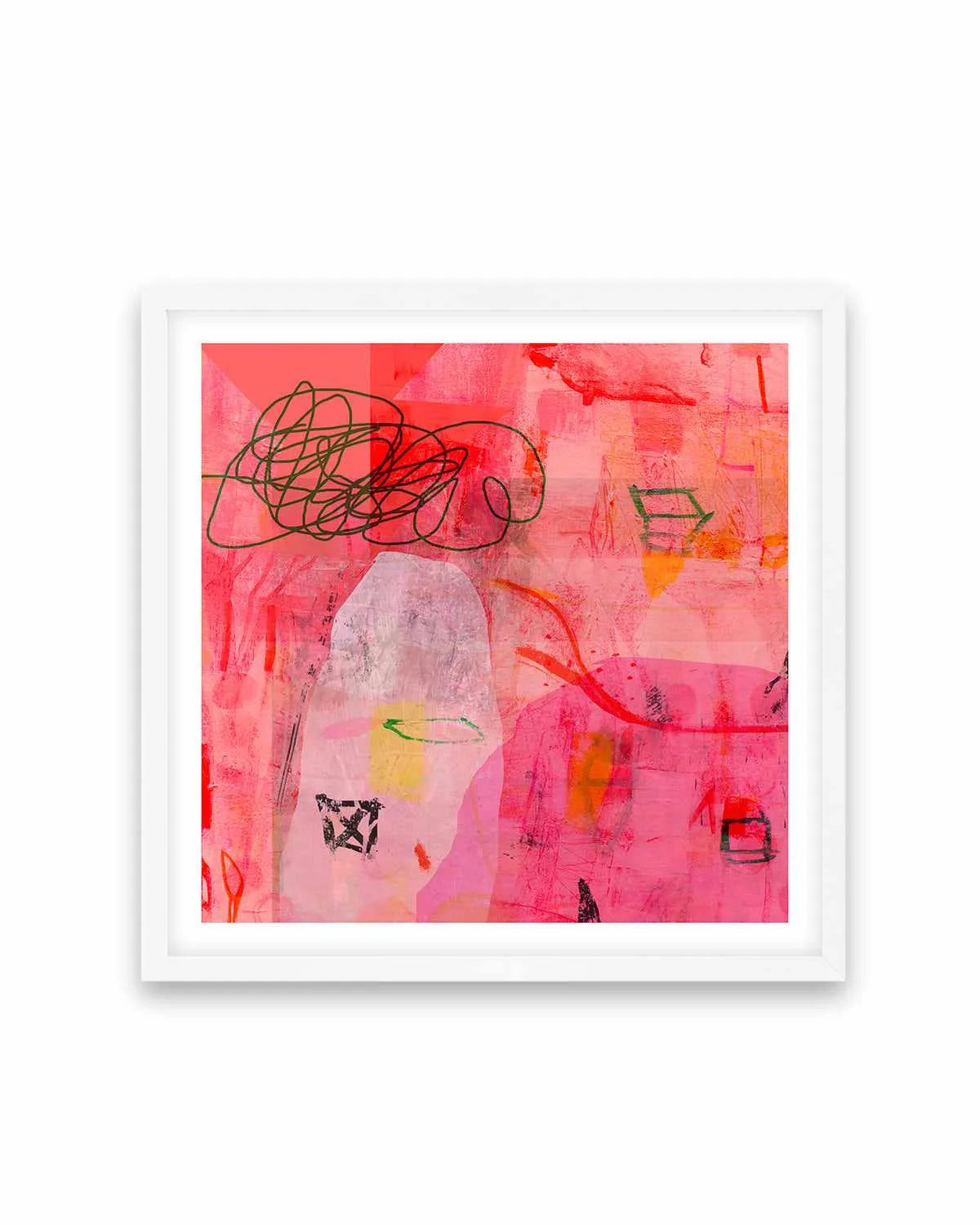 Scarlet Glaze by Antonia Tzenova Art Print from Olive et Oriel where you can shop wallpaper and artworks online