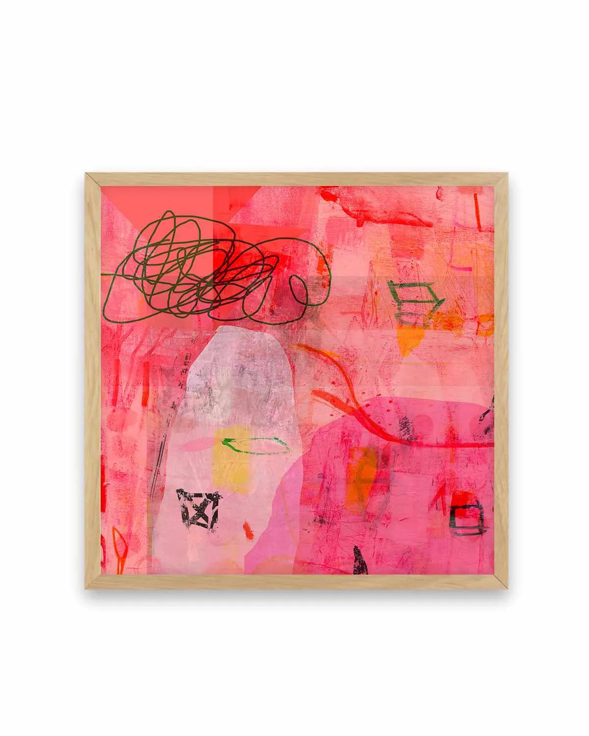 Scarlet Glaze by Antonia Tzenova Art Print from Olive et Oriel where you can shop wallpaper and artworks online