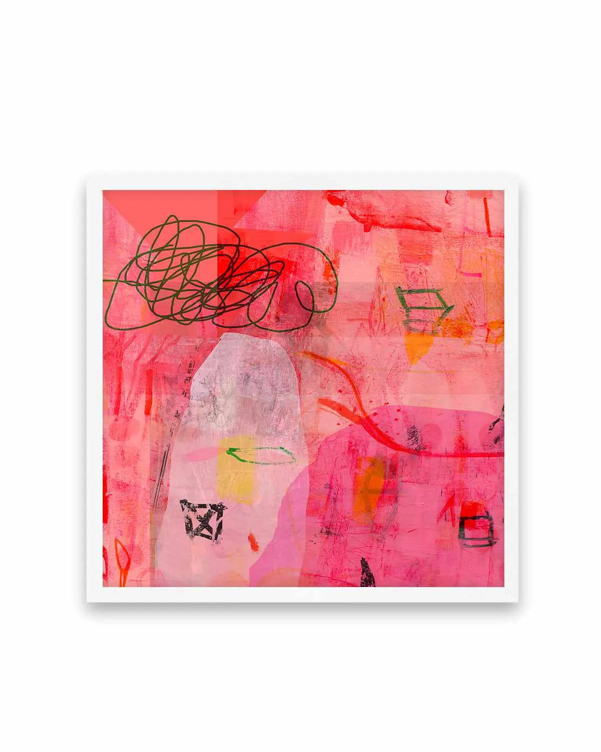 Scarlet Glaze by Antonia Tzenova Art Print from Olive et Oriel where you can shop wallpaper and artworks online