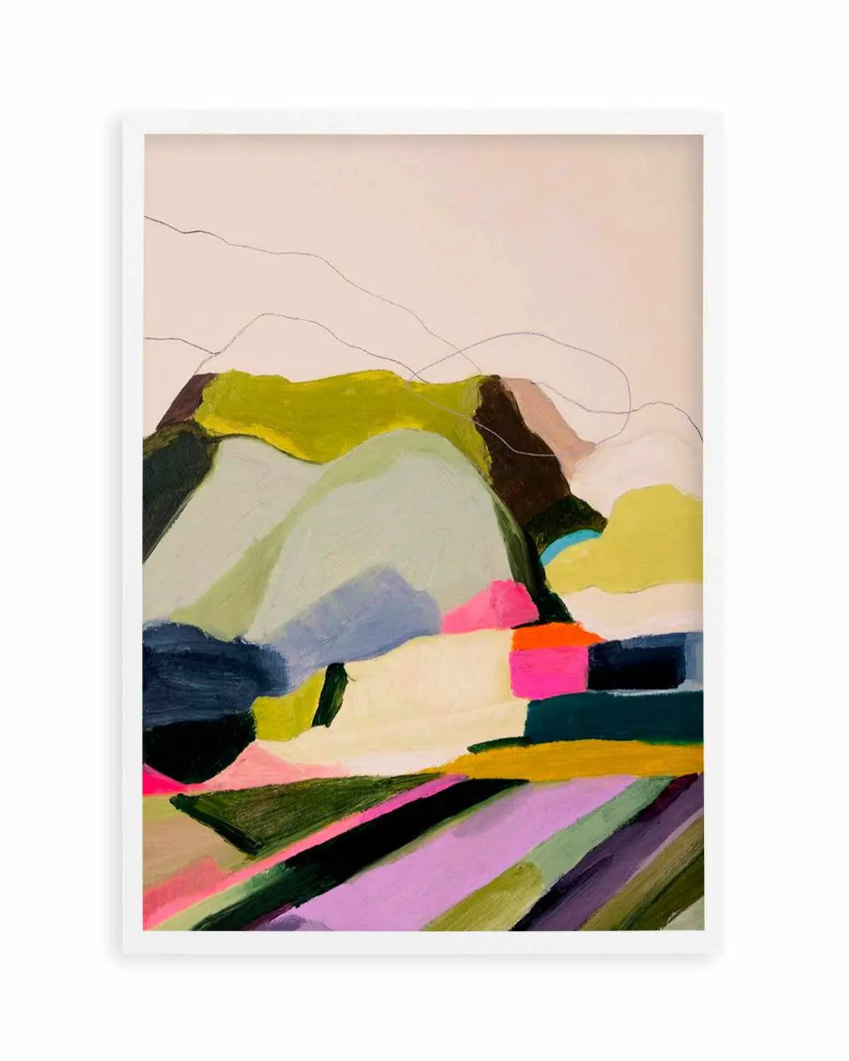 Scents of Lavender by Leigh Viner Art Print from Olive et Oriel where you can shop wallpaper and artworks online