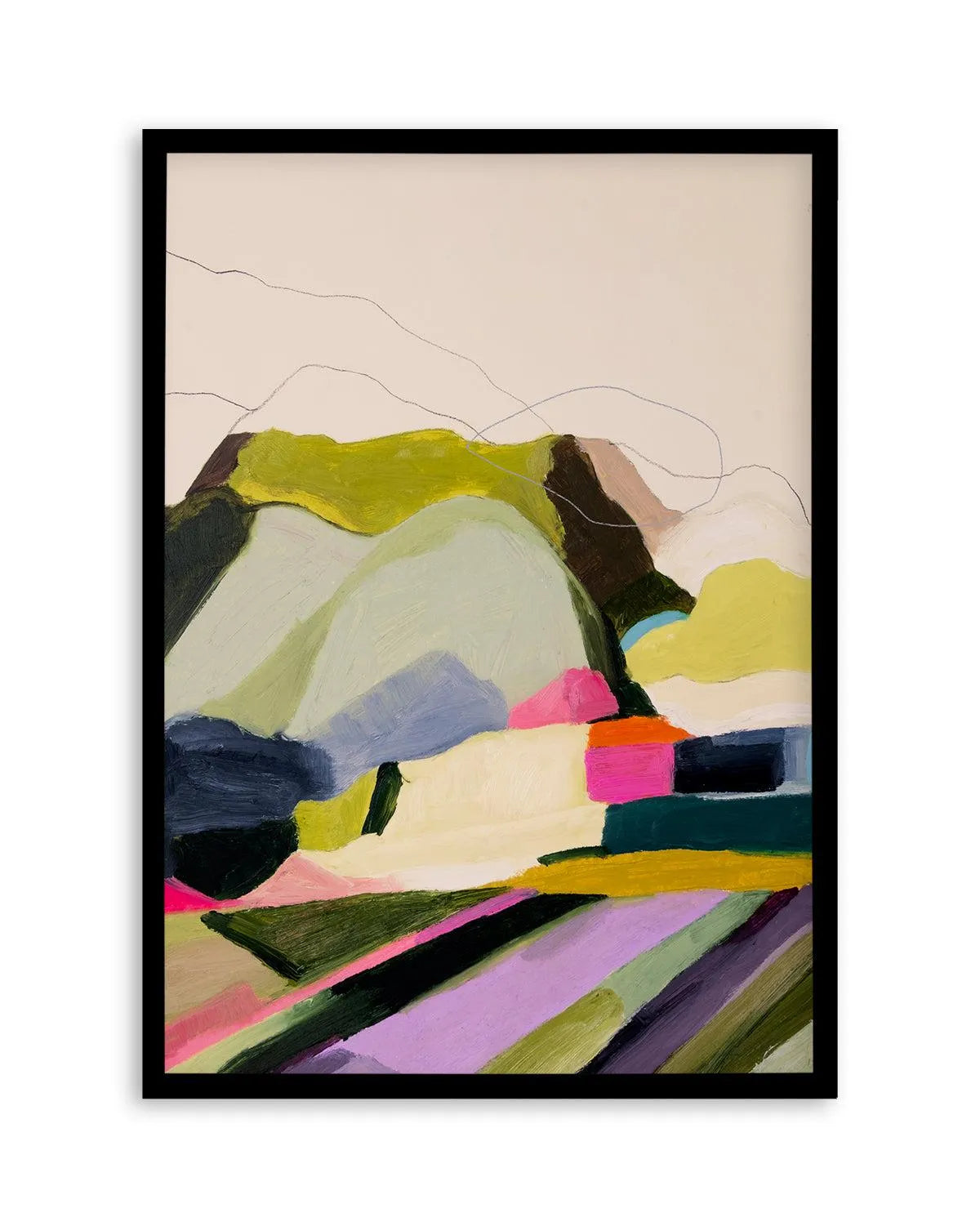 Scents of Lavender by Leigh Viner Art Print-PRINT-Olive et Oriel-Leigh Viner-A5 | 5.8" x 8.3" | 14.8 x 21cm-Black-With White Border-Buy-Australian-Art-Prints-Online-with-Olive-et-Oriel-Your-Artwork-Specialists-Austrailia-Decorate-With-Coastal-Photo-Wall-Art-Prints-From-Our-Beach-House-Artwork-Collection-Fine-Poster-and-Framed-Artwork