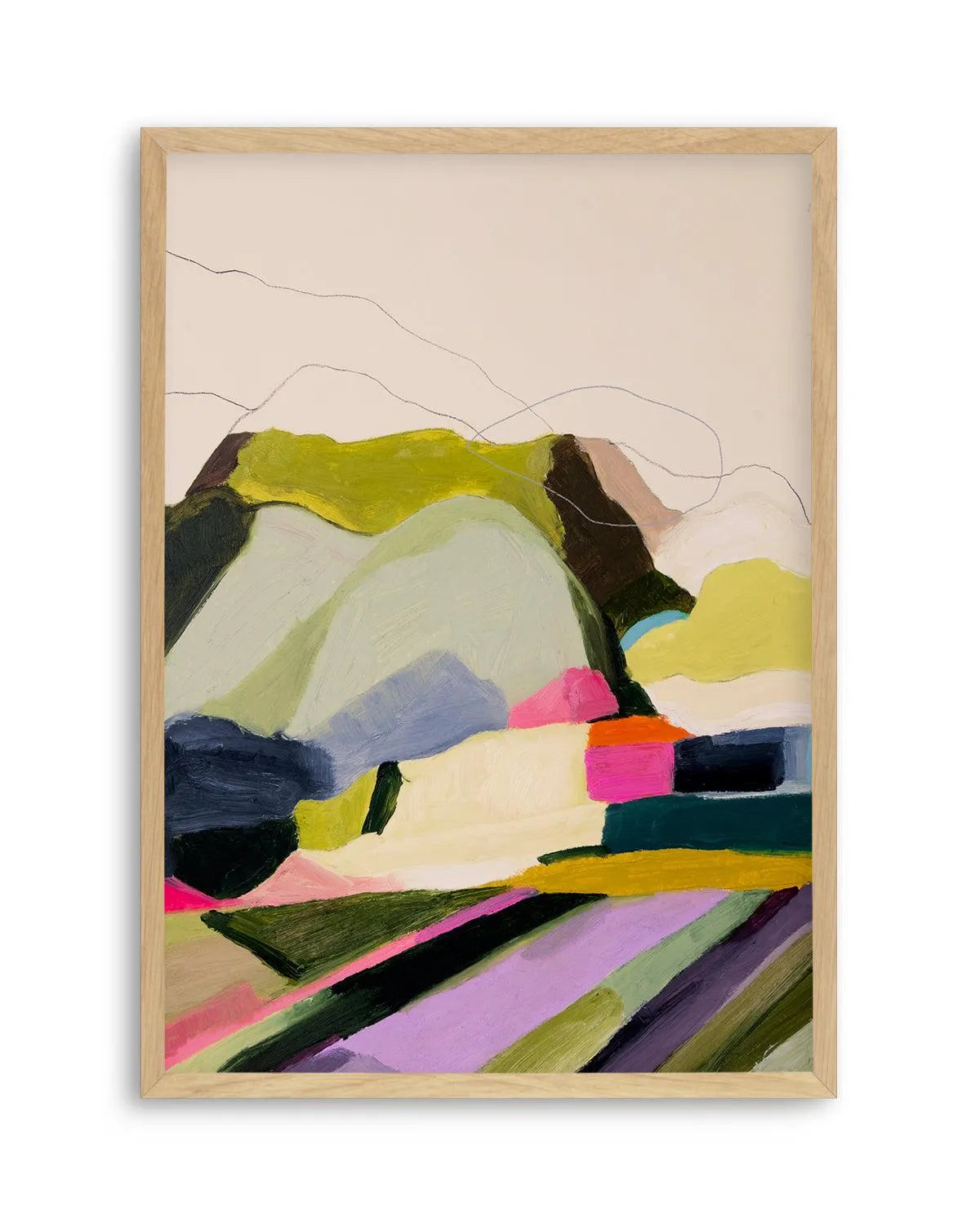 Scents of Lavender by Leigh Viner Art Print-PRINT-Olive et Oriel-Leigh Viner-A5 | 5.8" x 8.3" | 14.8 x 21cm-Oak-With White Border-Buy-Australian-Art-Prints-Online-with-Olive-et-Oriel-Your-Artwork-Specialists-Austrailia-Decorate-With-Coastal-Photo-Wall-Art-Prints-From-Our-Beach-House-Artwork-Collection-Fine-Poster-and-Framed-Artwork