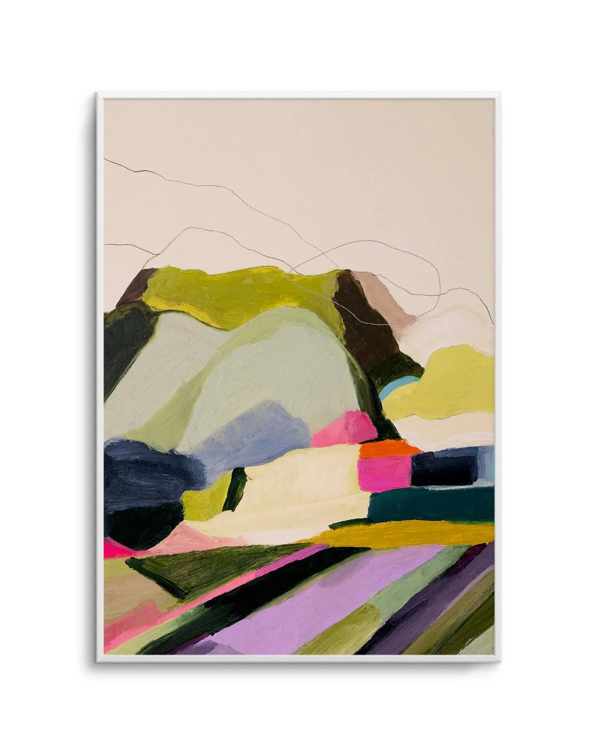 Scents of Lavender by Leigh Viner Art Print-PRINT-Olive et Oriel-Leigh Viner-A5 | 5.8" x 8.3" | 14.8 x 21cm-Unframed Art Print-With White Border-Buy-Australian-Art-Prints-Online-with-Olive-et-Oriel-Your-Artwork-Specialists-Austrailia-Decorate-With-Coastal-Photo-Wall-Art-Prints-From-Our-Beach-House-Artwork-Collection-Fine-Poster-and-Framed-Artwork