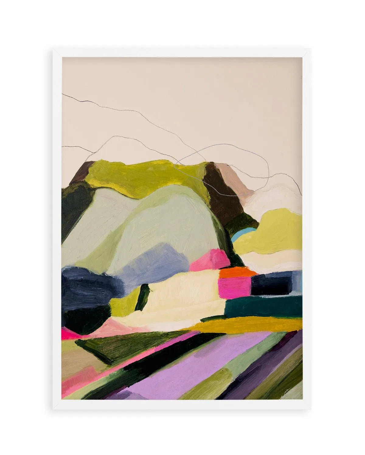 Scents of Lavender by Leigh Viner Art Print-PRINT-Olive et Oriel-Leigh Viner-A5 | 5.8" x 8.3" | 14.8 x 21cm-White-With White Border-Buy-Australian-Art-Prints-Online-with-Olive-et-Oriel-Your-Artwork-Specialists-Austrailia-Decorate-With-Coastal-Photo-Wall-Art-Prints-From-Our-Beach-House-Artwork-Collection-Fine-Poster-and-Framed-Artwork