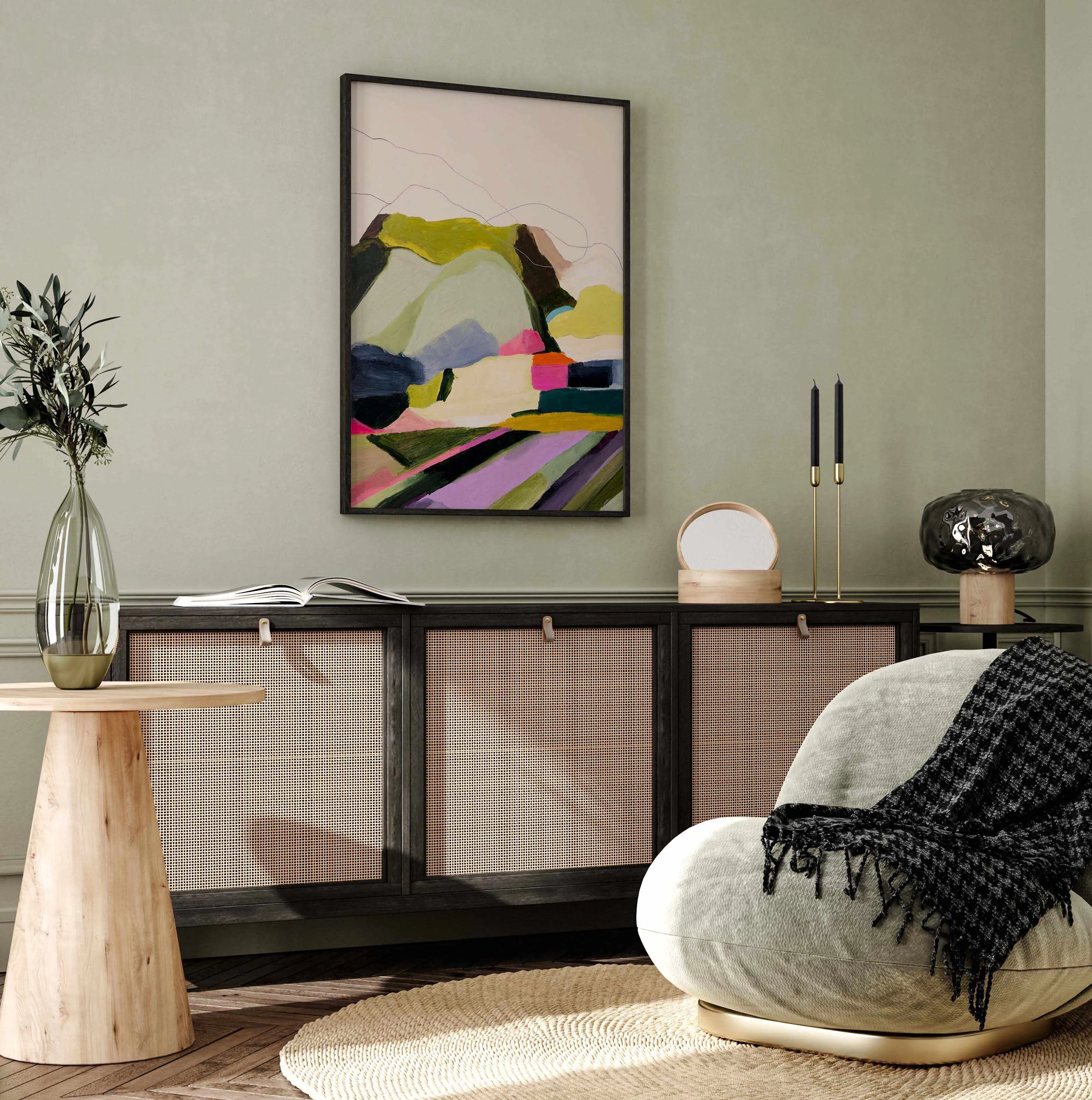 Scents of Lavender by Leigh Viner Art Print-PRINT-Olive et Oriel-Leigh Viner-Buy-Australian-Art-Prints-Online-with-Olive-et-Oriel-Your-Artwork-Specialists-Austrailia-Decorate-With-Coastal-Photo-Wall-Art-Prints-From-Our-Beach-House-Artwork-Collection-Fine-Poster-and-Framed-Artwork