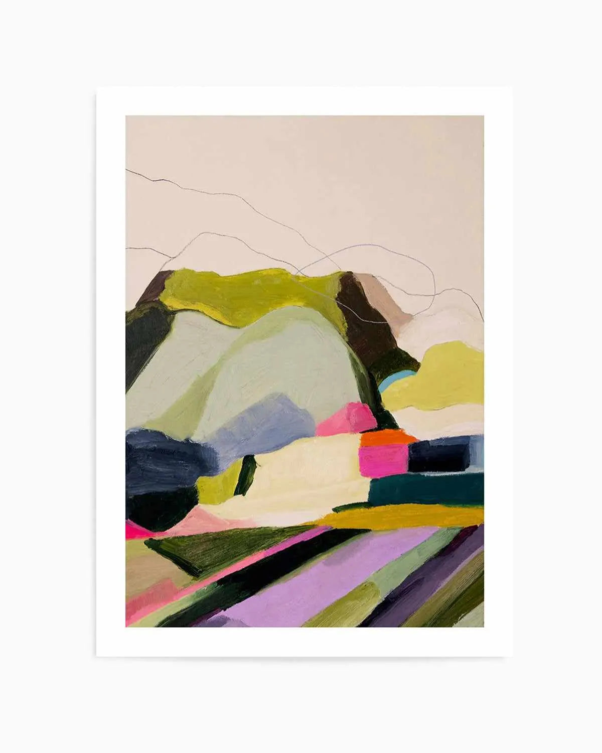 Scents of Lavender by Leigh Viner Art Print from Olive et Oriel where you can shop wallpaper and artworks online