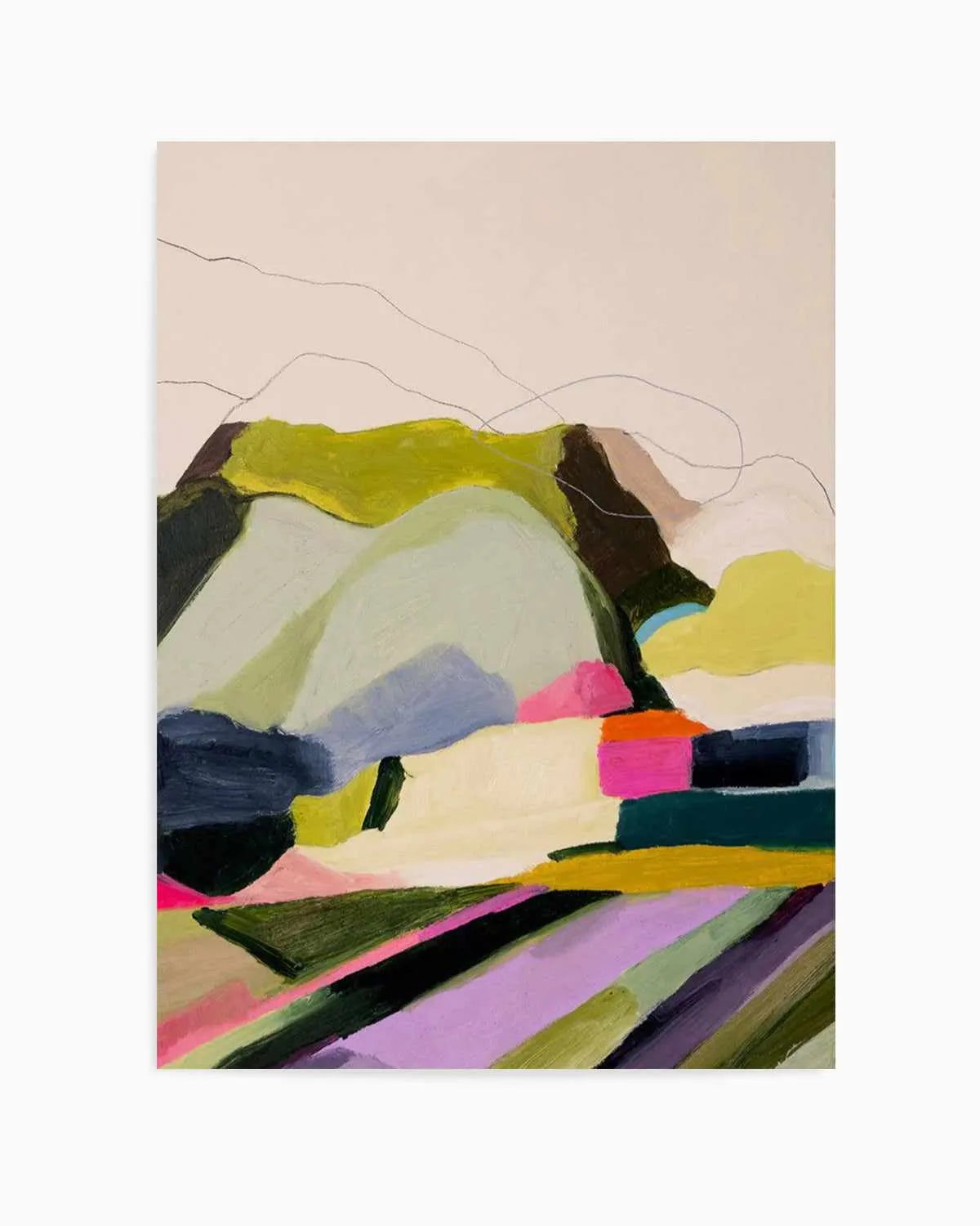 Scents of Lavender by Leigh Viner Art Print from Olive et Oriel where you can shop wallpaper and artworks online