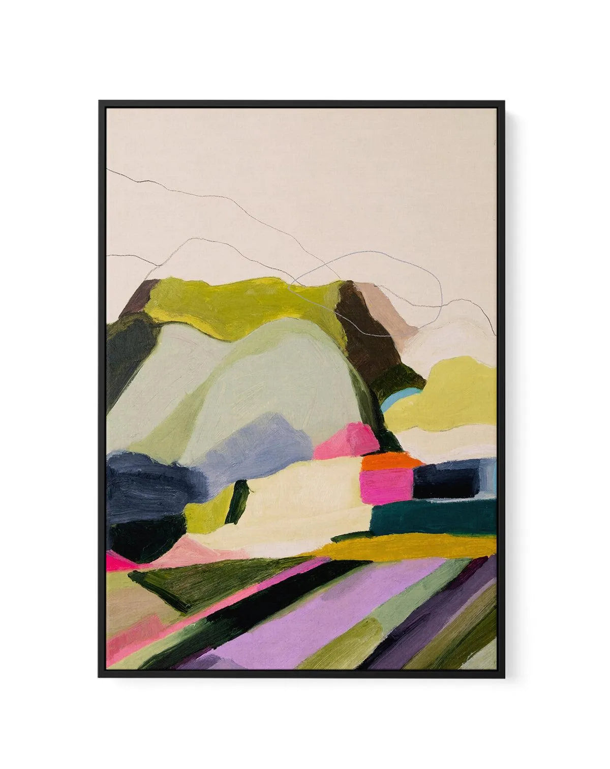 Scents of Lavender by Leigh Viner | Framed Canvas-CANVAS-You can shop wall art online with Olive et Oriel for everything from abstract art to fun kids wall art. Our beautiful modern art prints and canvas art are available from large canvas prints to wall art paintings and our proudly Australian artwork collection offers only the highest quality framed large wall art and canvas art Australia - You can buy fashion photography prints or Hampton print posters and paintings on canvas from Olive et Or