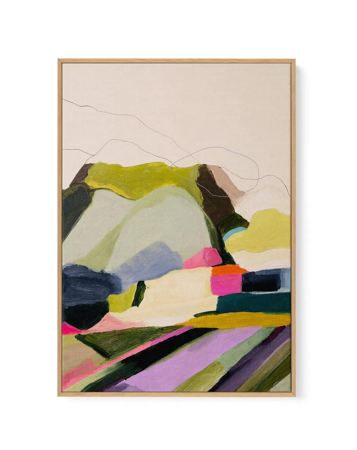 Scents of Lavender by Leigh Viner | Framed Canvas-CANVAS-You can shop wall art online with Olive et Oriel for everything from abstract art to fun kids wall art. Our beautiful modern art prints and canvas art are available from large canvas prints to wall art paintings and our proudly Australian artwork collection offers only the highest quality framed large wall art and canvas art Australia - You can buy fashion photography prints or Hampton print posters and paintings on canvas from Olive et Or