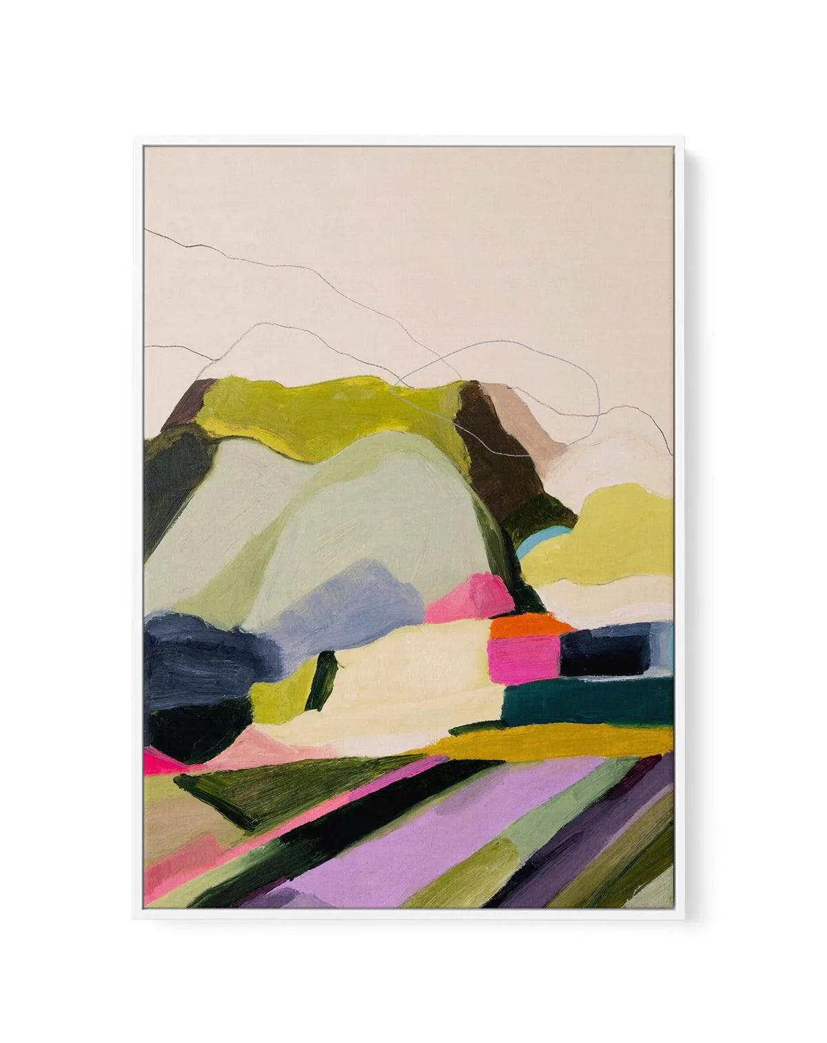 Scents of Lavender by Leigh Viner | Framed Canvas-CANVAS-You can shop wall art online with Olive et Oriel for everything from abstract art to fun kids wall art. Our beautiful modern art prints and canvas art are available from large canvas prints to wall art paintings and our proudly Australian artwork collection offers only the highest quality framed large wall art and canvas art Australia - You can buy fashion photography prints or Hampton print posters and paintings on canvas from Olive et Or