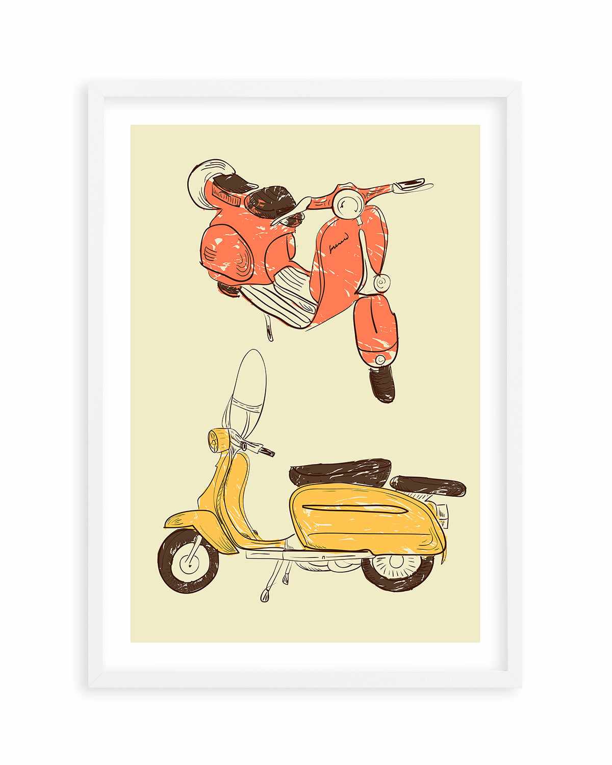 Scooter IV by GraphINC Art Print