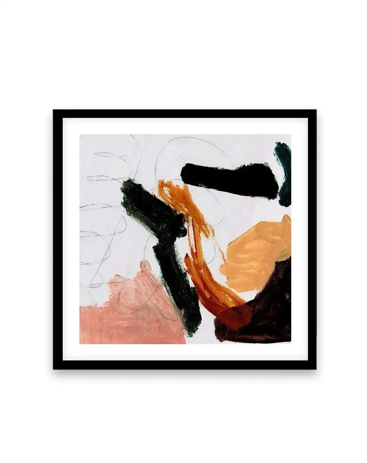 Scorched by Dan Hobday Art Print-PRINT-Olive et Oriel-Dan Hobday-70x70 cm | 27.5" x 27.5"-Black-With White Border-Buy-Australian-Art-Prints-Online-with-Olive-et-Oriel-Your-Artwork-Specialists-Austrailia-Decorate-With-Coastal-Photo-Wall-Art-Prints-From-Our-Beach-House-Artwork-Collection-Fine-Poster-and-Framed-Artwork