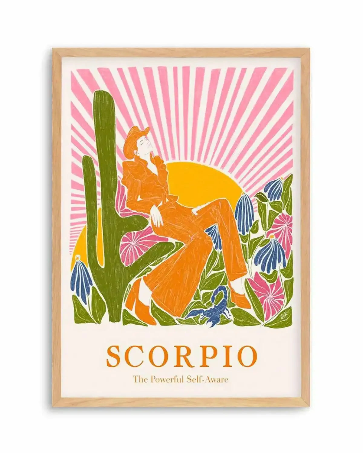 Scorpio By Jenny Liz Rome Art Print from Olive et Oriel where you can shop wallpaper and artworks online