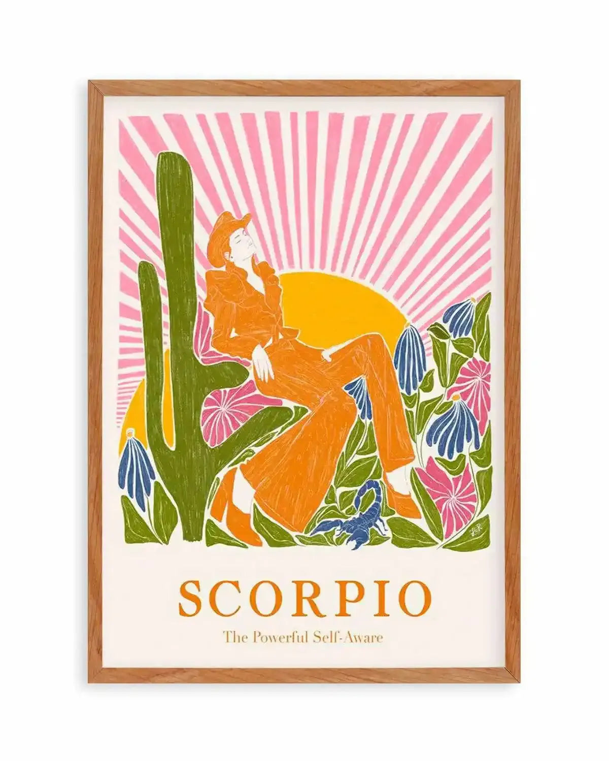 Scorpio By Jenny Liz Rome Art Print from Olive et Oriel where you can shop wallpaper and artworks online