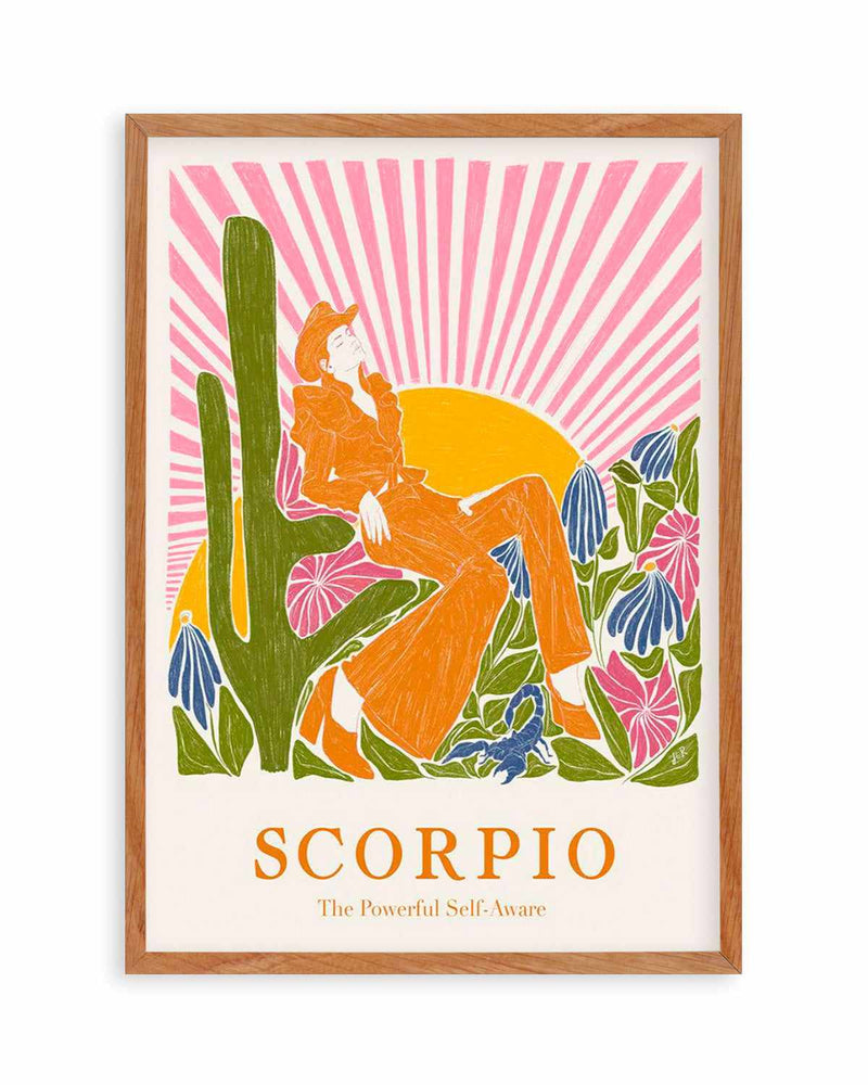 Scorpio By Jenny Liz Rome Art Print